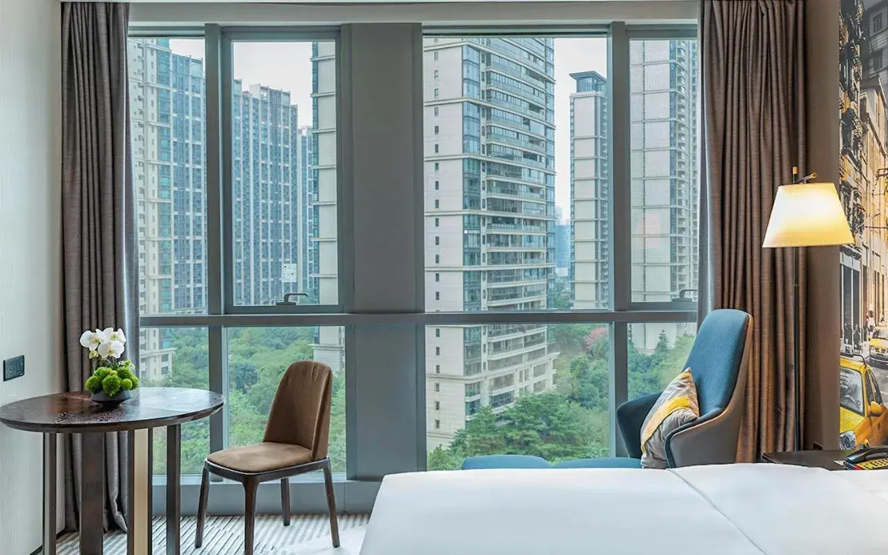 Bed in La Yarda Hotel Guangzhou Bed in La Yarda Hotel Guangzhou