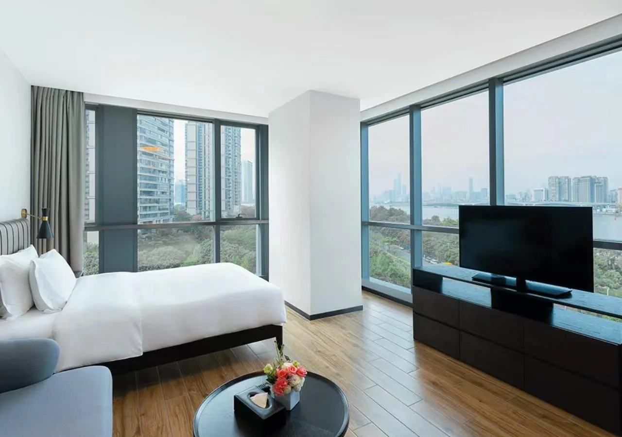 Bed in La Yarda Hotel Guangzhou