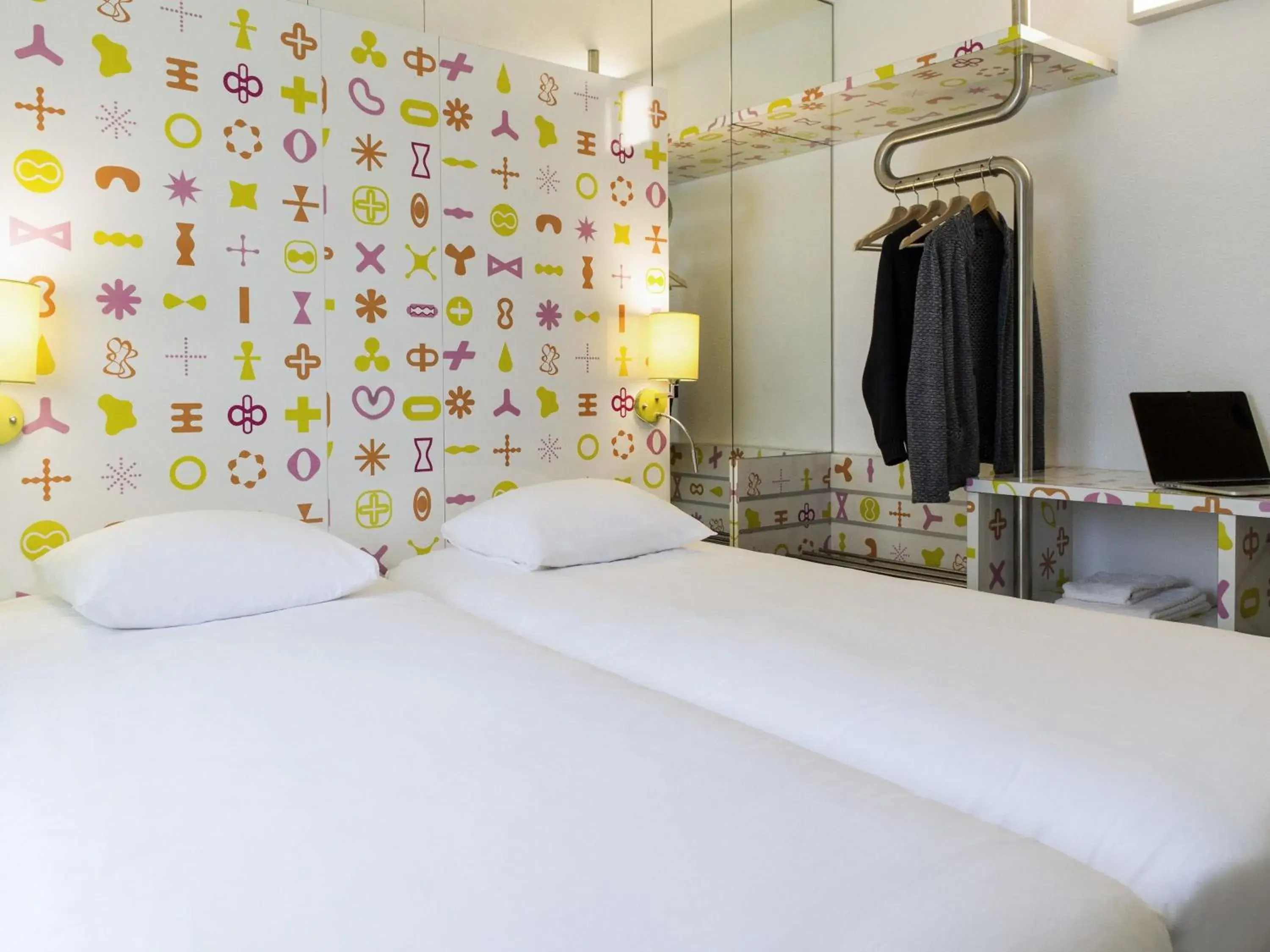 Bedroom, Bed in Ibis Styles La Louvière Bedroom, Bed in Ibis Styles La Louvière