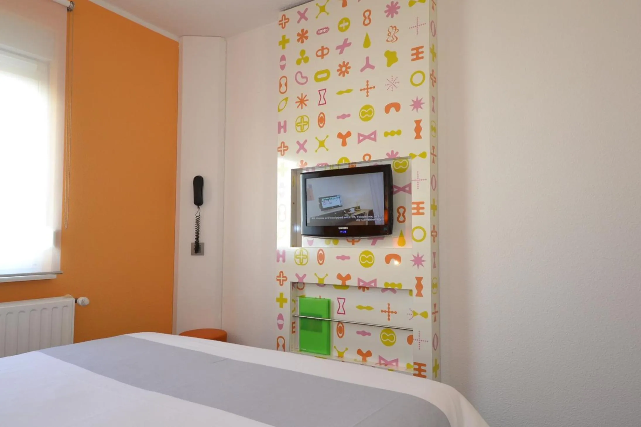 Bedroom, Bed in Ibis Styles La Louvière