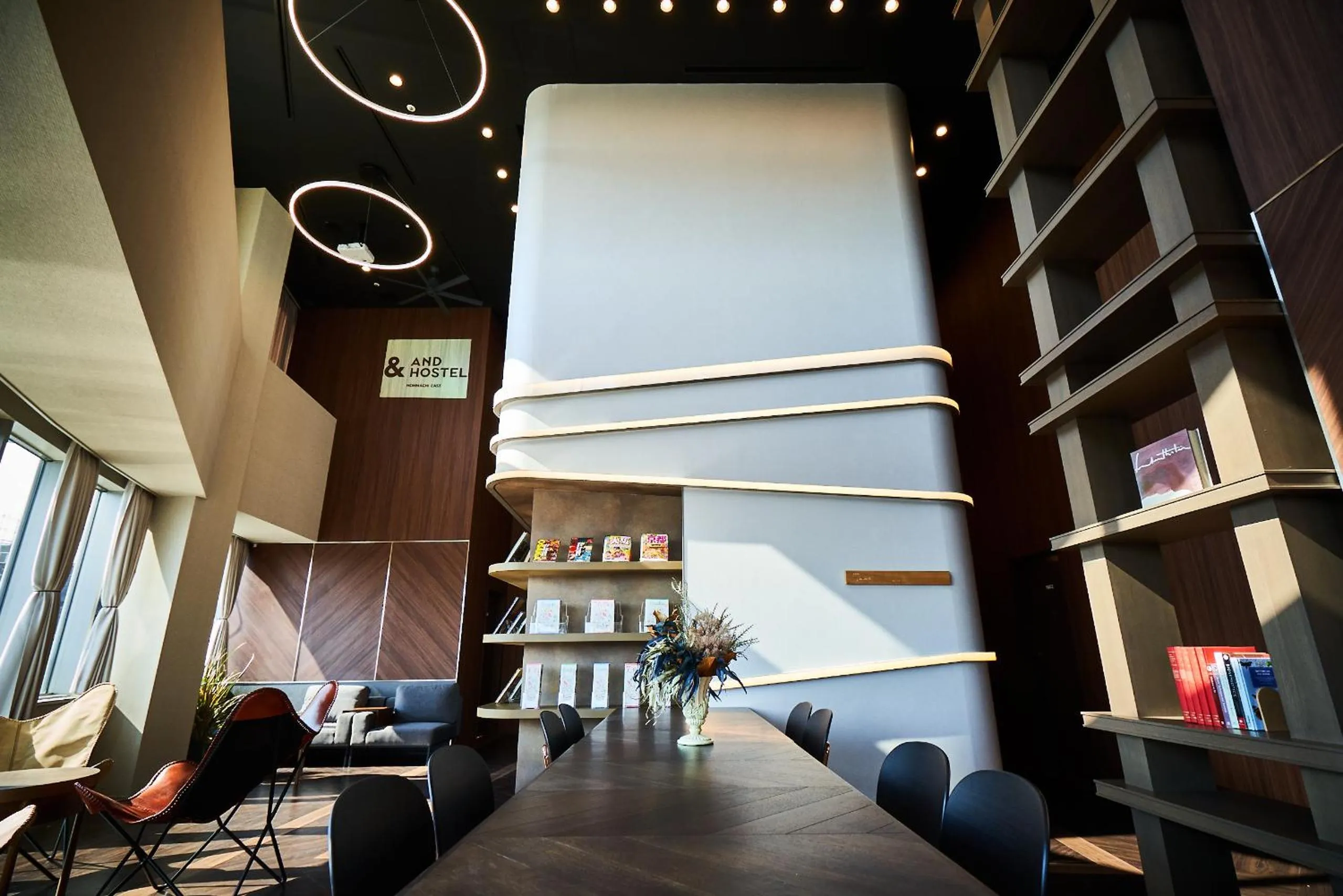 Communal lounge/ TV room in &AND HOSTEL HOMMACHI EAST