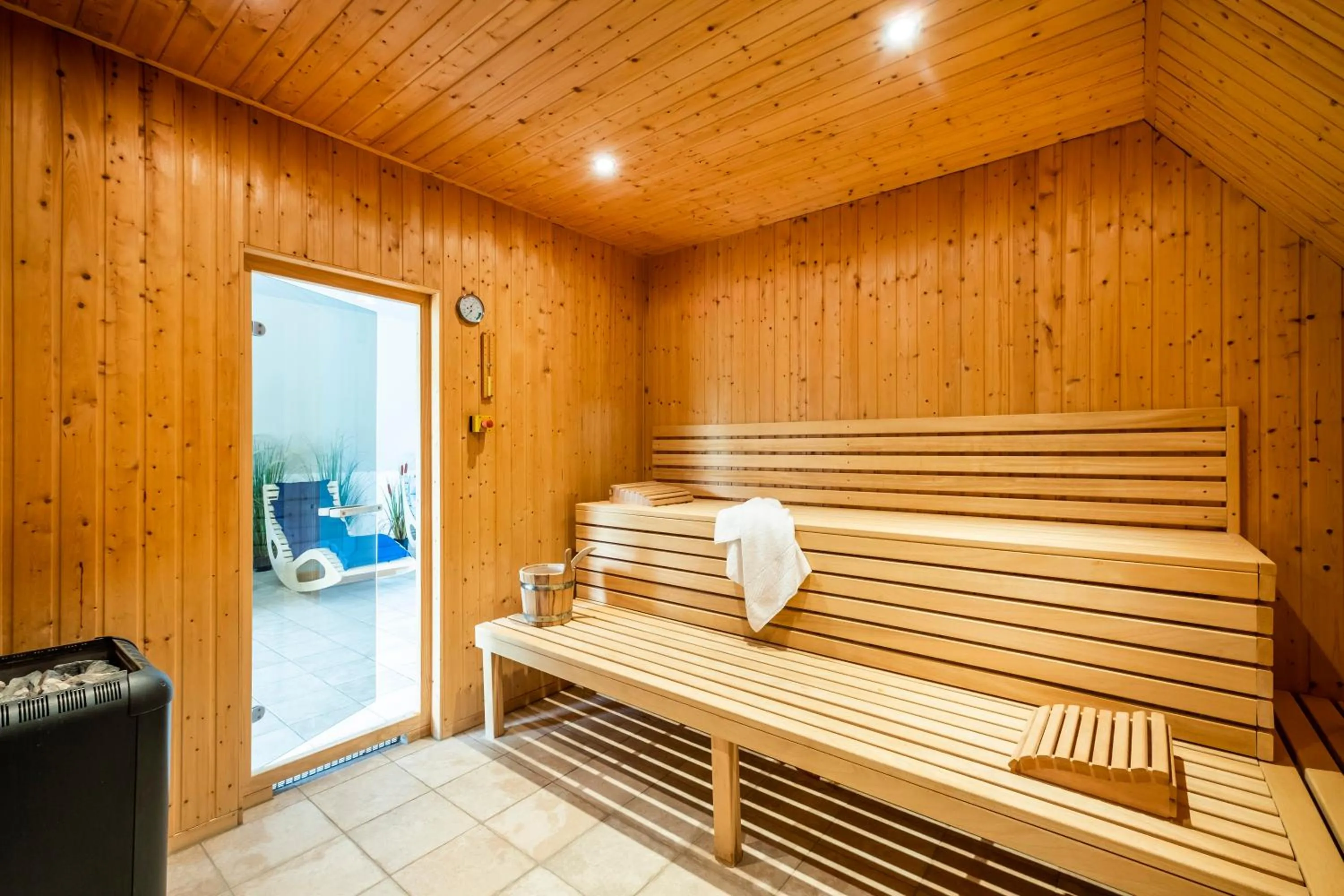 Sauna in Hotel, Restaurant, Café Pharisäerhof - Nordseeurlaub mit Hund