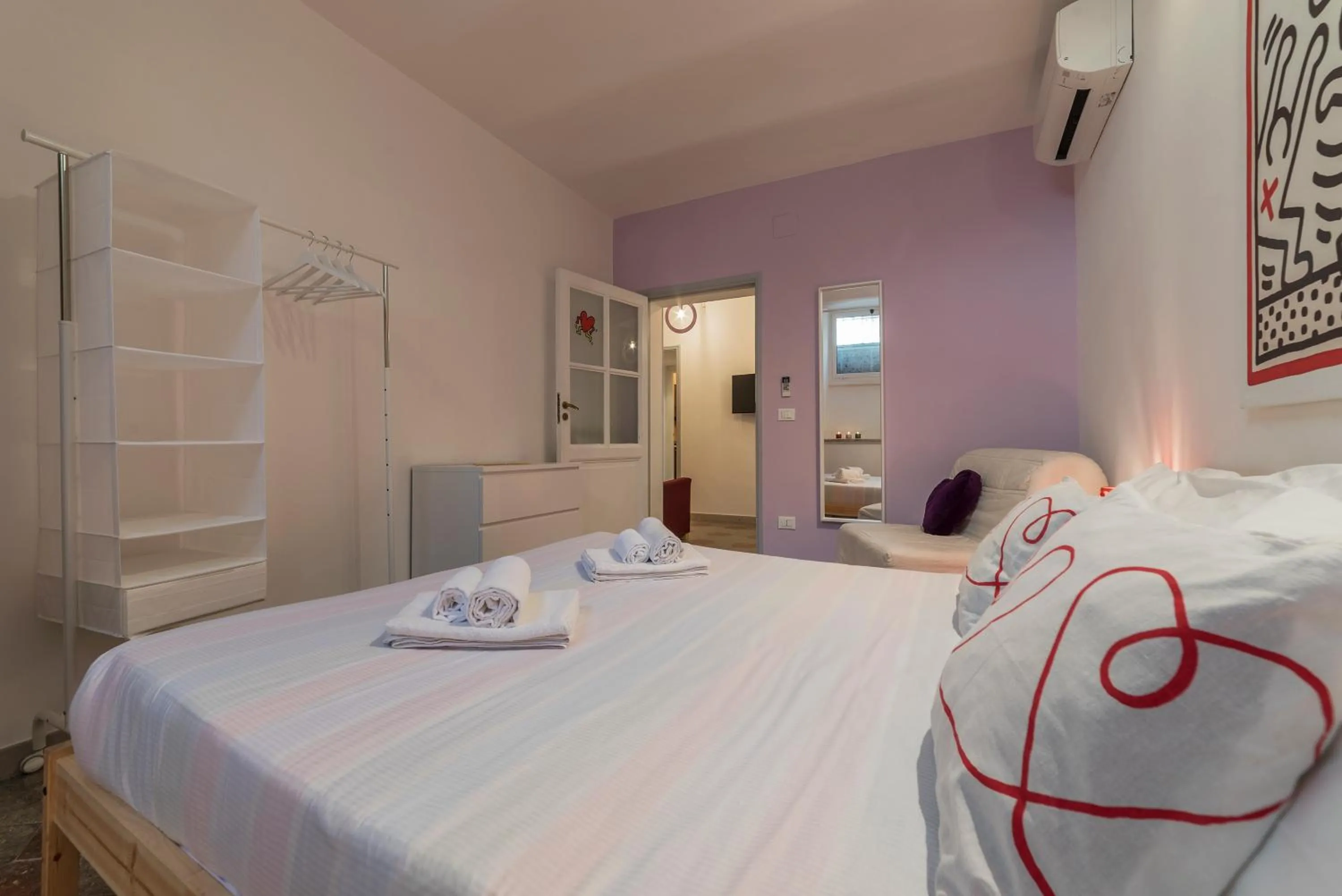 Bed in Qflat Colosseum Lovely Monti