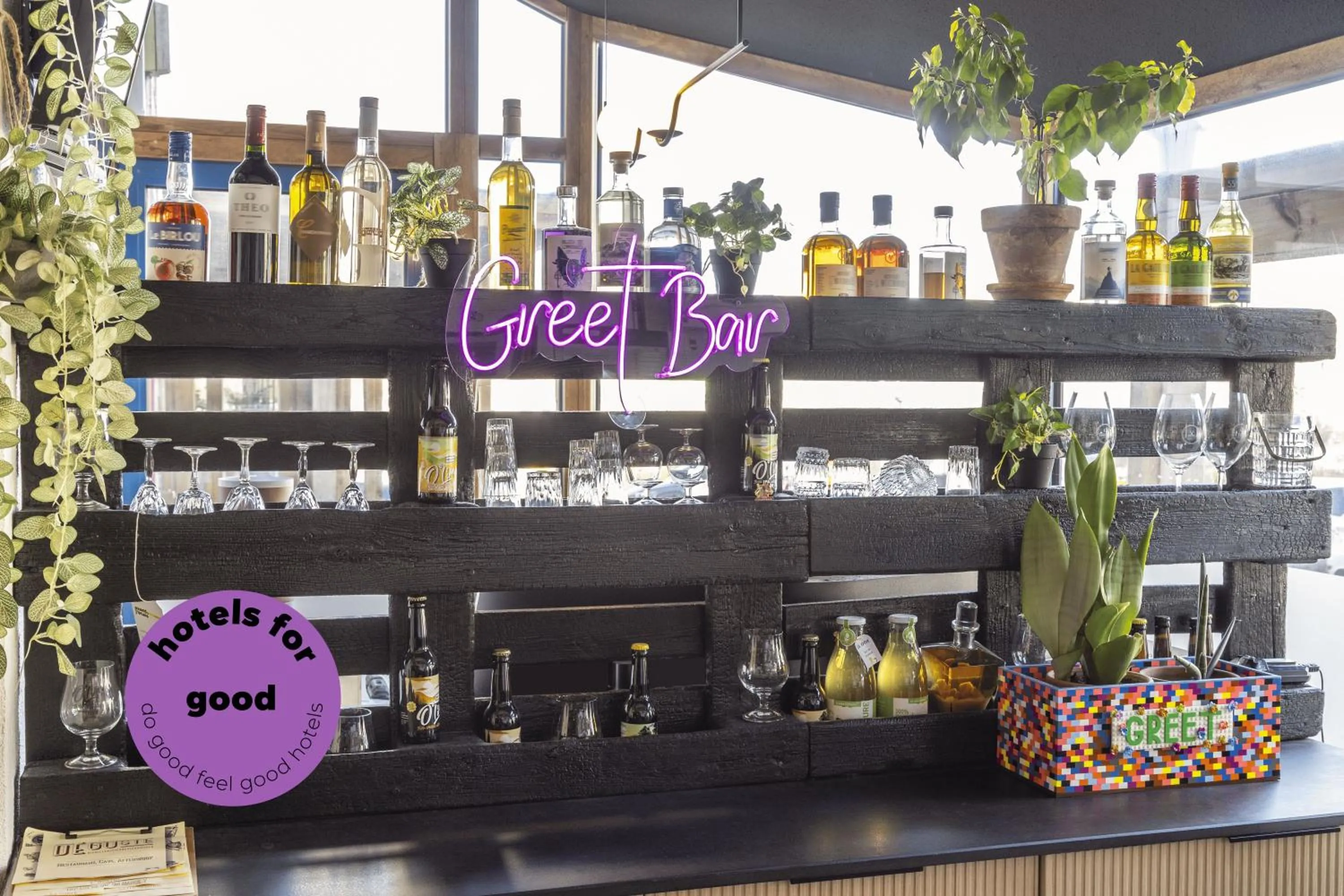 Lounge or bar in Greet Hotel Limoges Nord