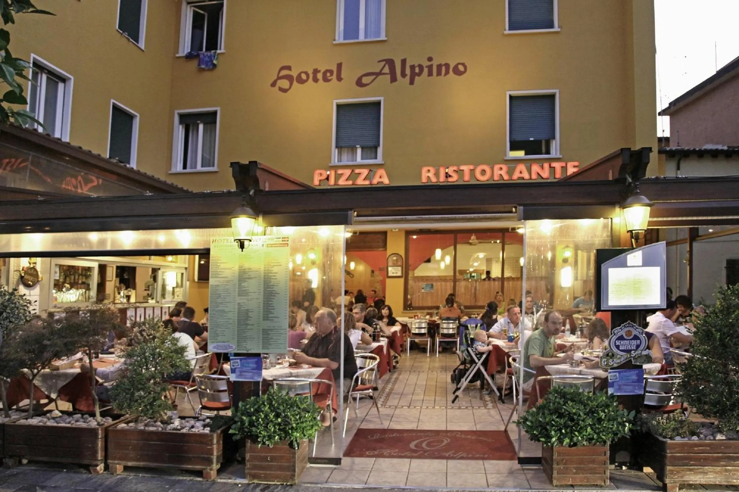 Facade/entrance in Hotel Alpino