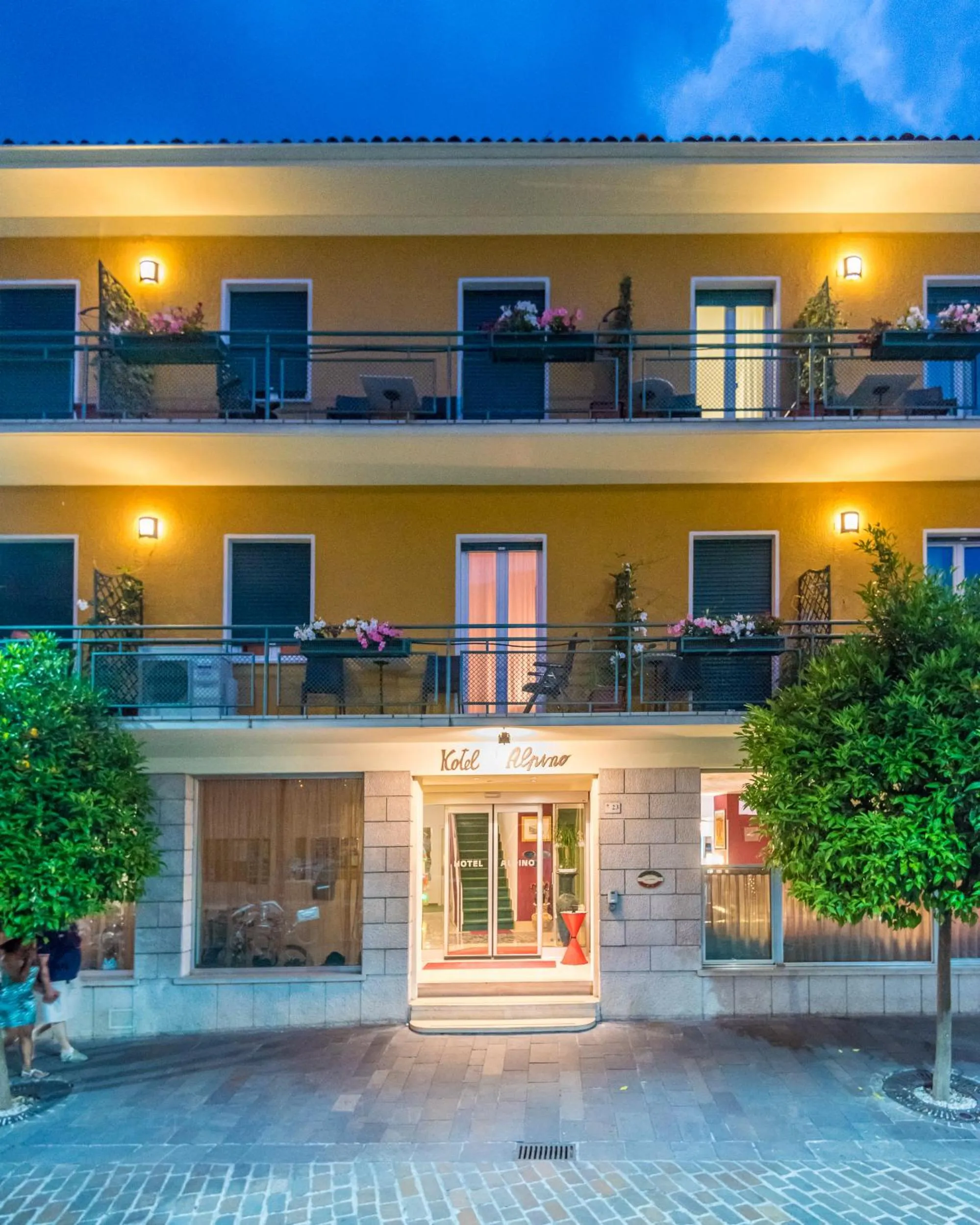 Facade/entrance in Hotel Alpino