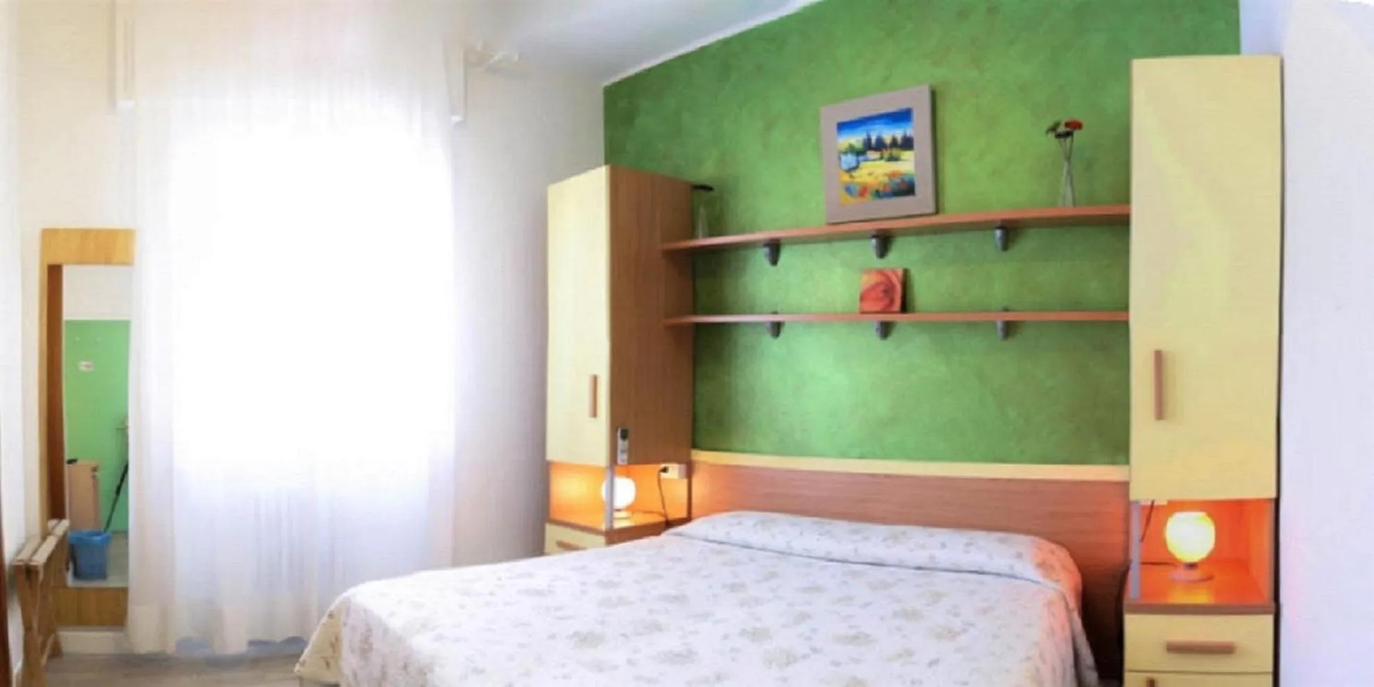 View (from property/room), Bed in Hotel Alpino