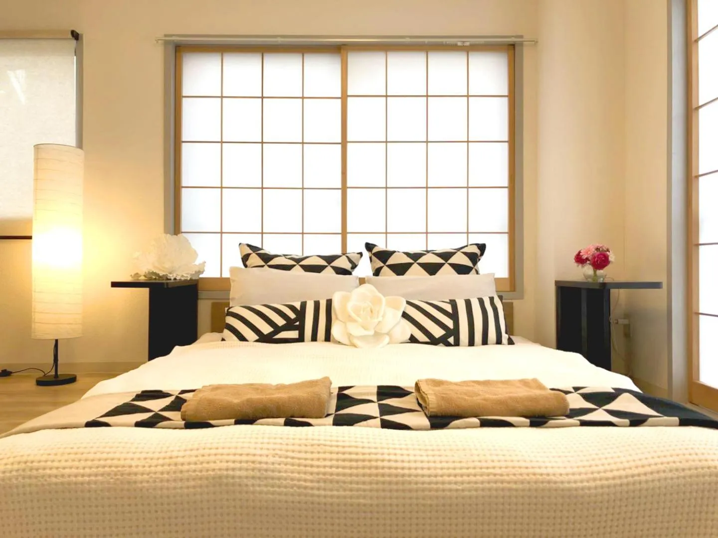 Photo of the whole room, Bed in KEYHOTEL-5minutes for walk to Akihabara Electric Town