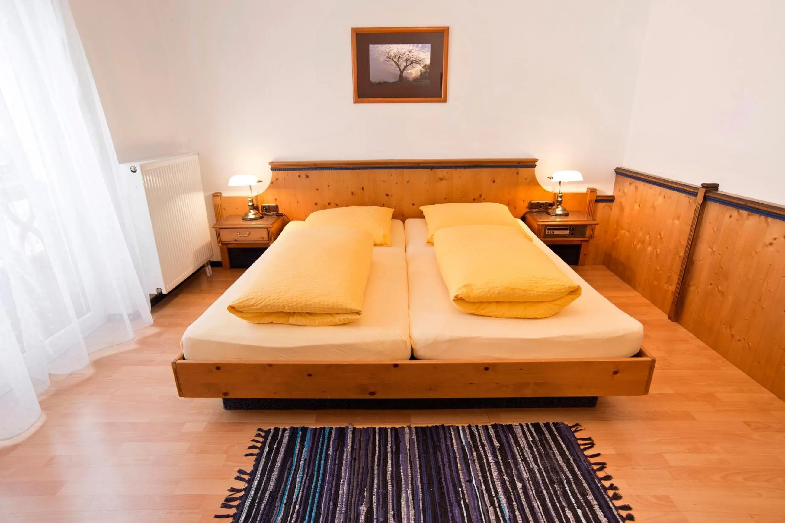 Bed in Hotel Hottentotten