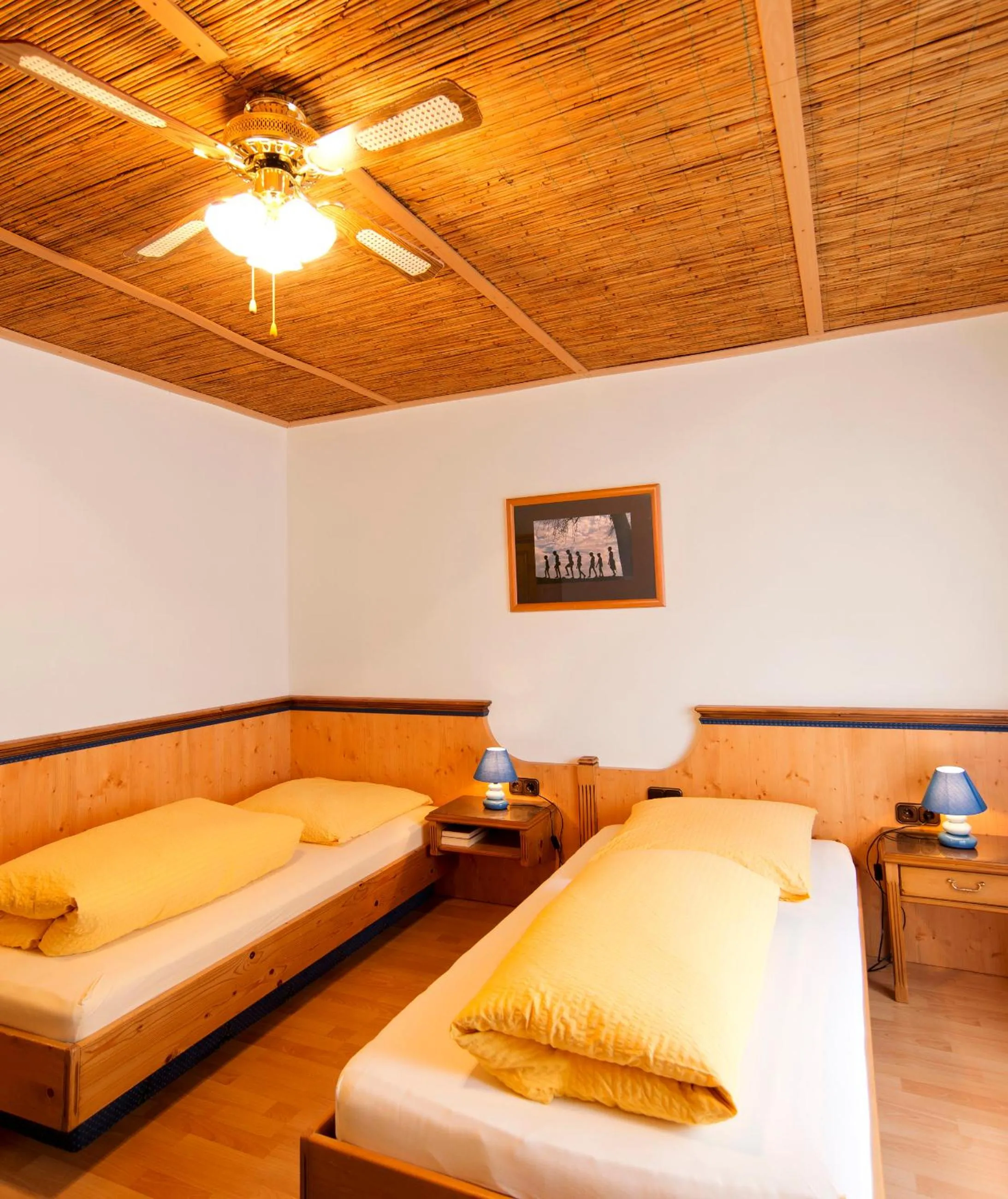 Bed in Hotel Hottentotten