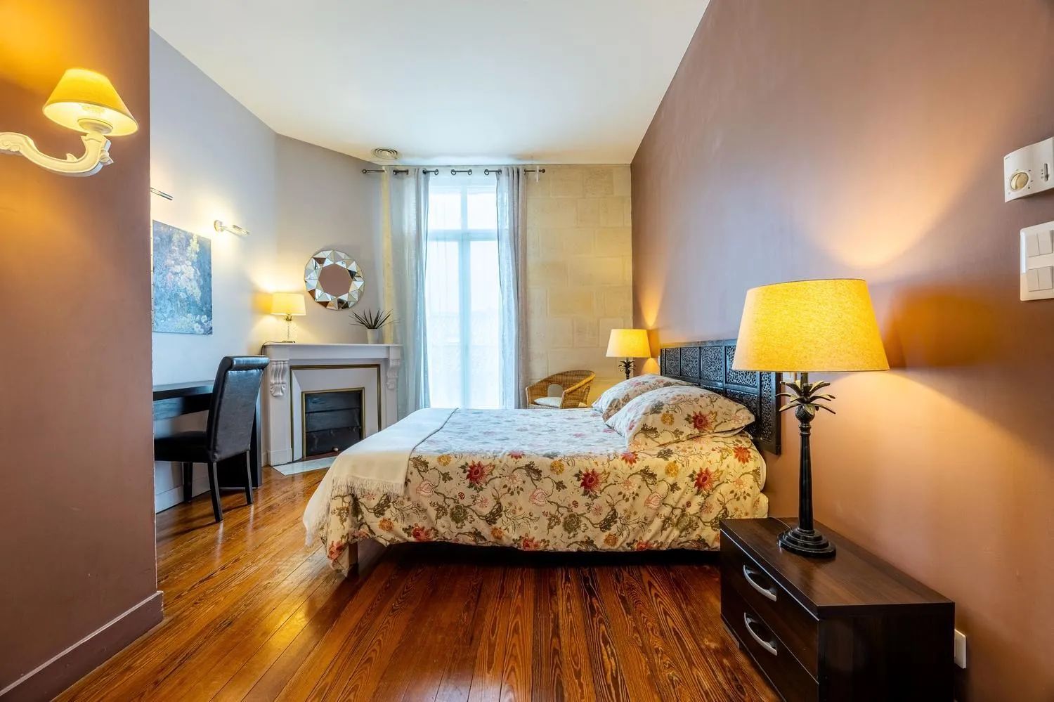 Bedroom, Bed in B&B La Halte Montaigne