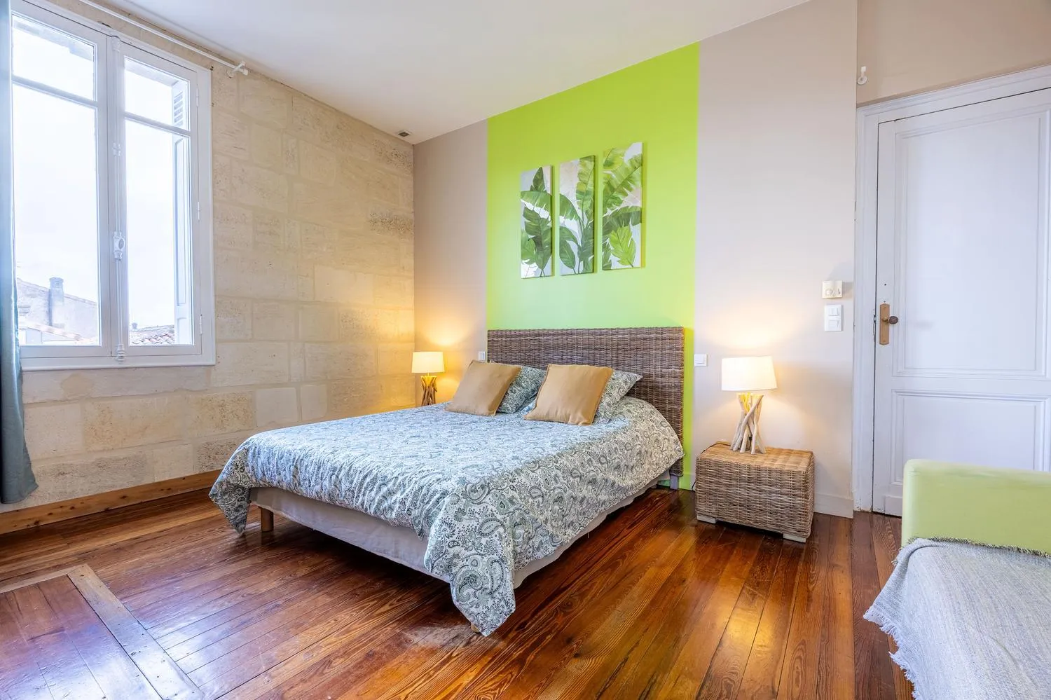 Bedroom, Bed in B&B La Halte Montaigne