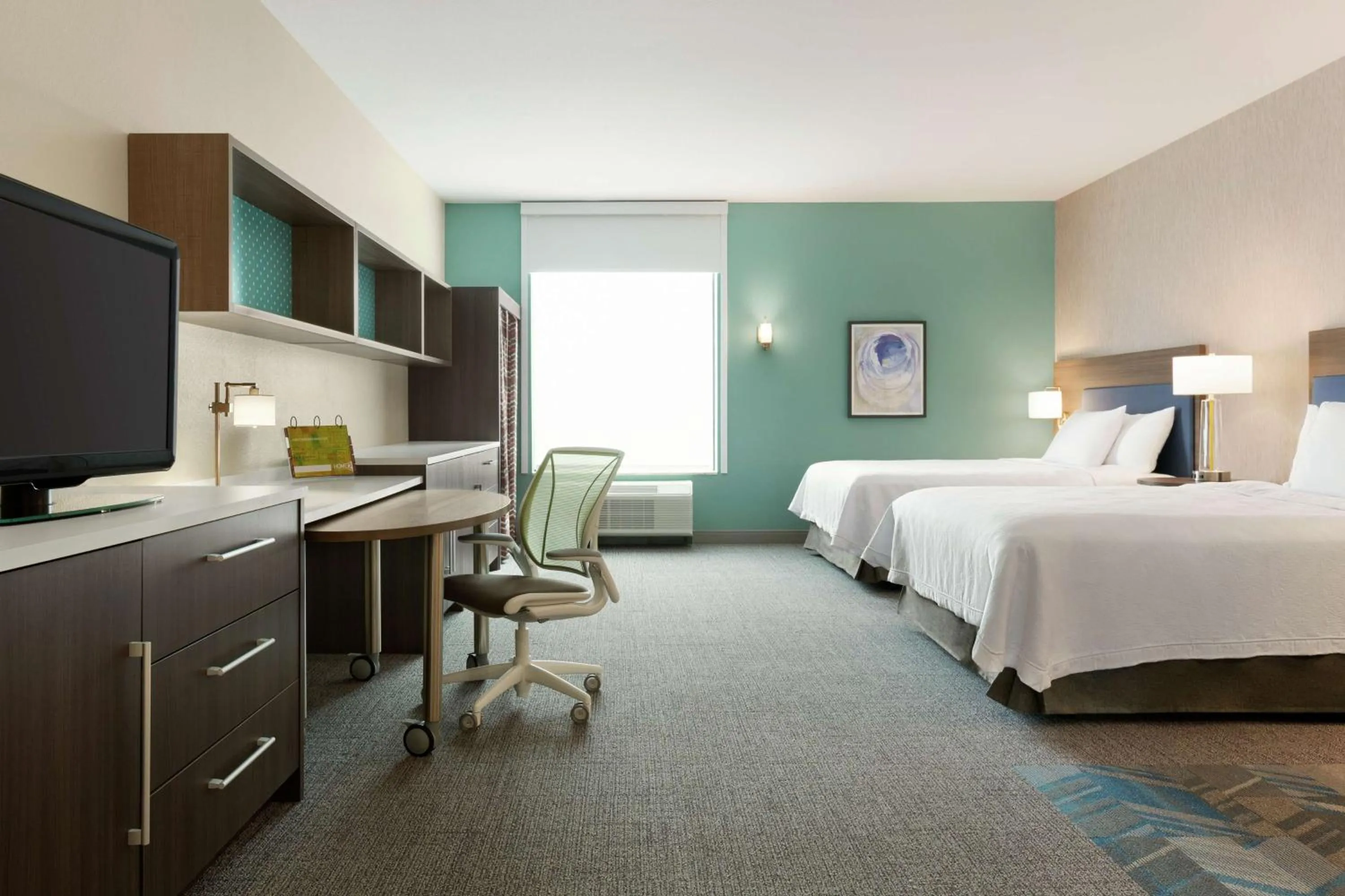Bedroom, Bed in Home2 Suites By Hilton Houston-Pearland, Tx