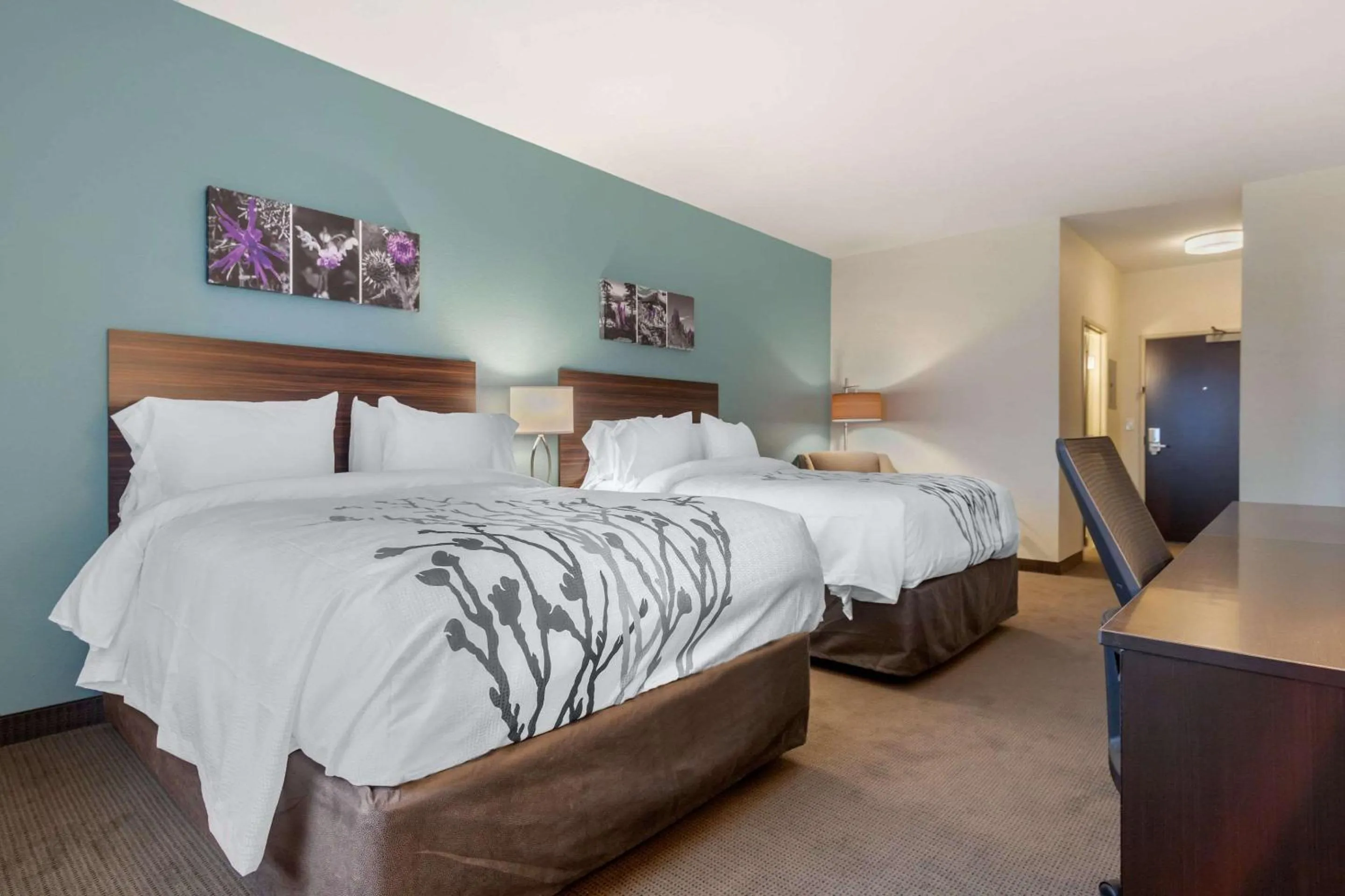 Photo of the whole room, Bed in Sleep Inn & Suites Bricktown - near Medical Center