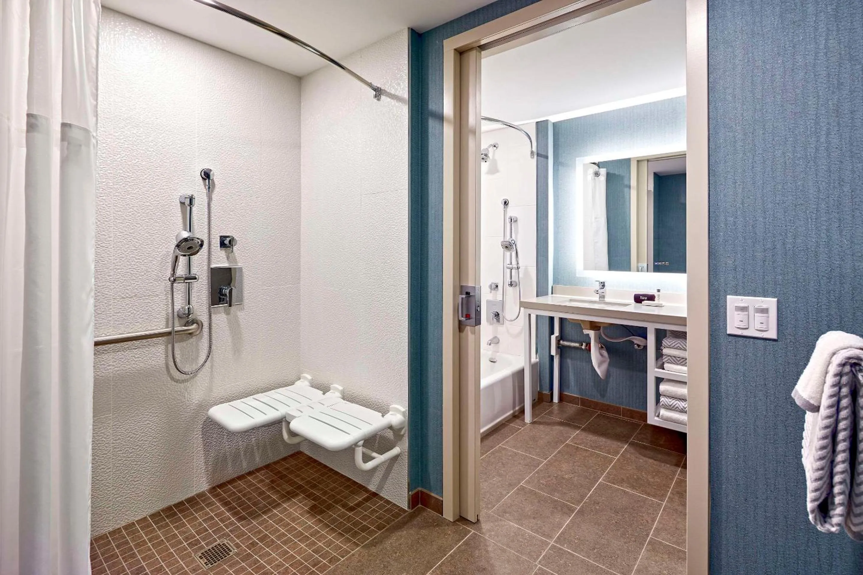 Bedroom in Anaheim Suites Hotel