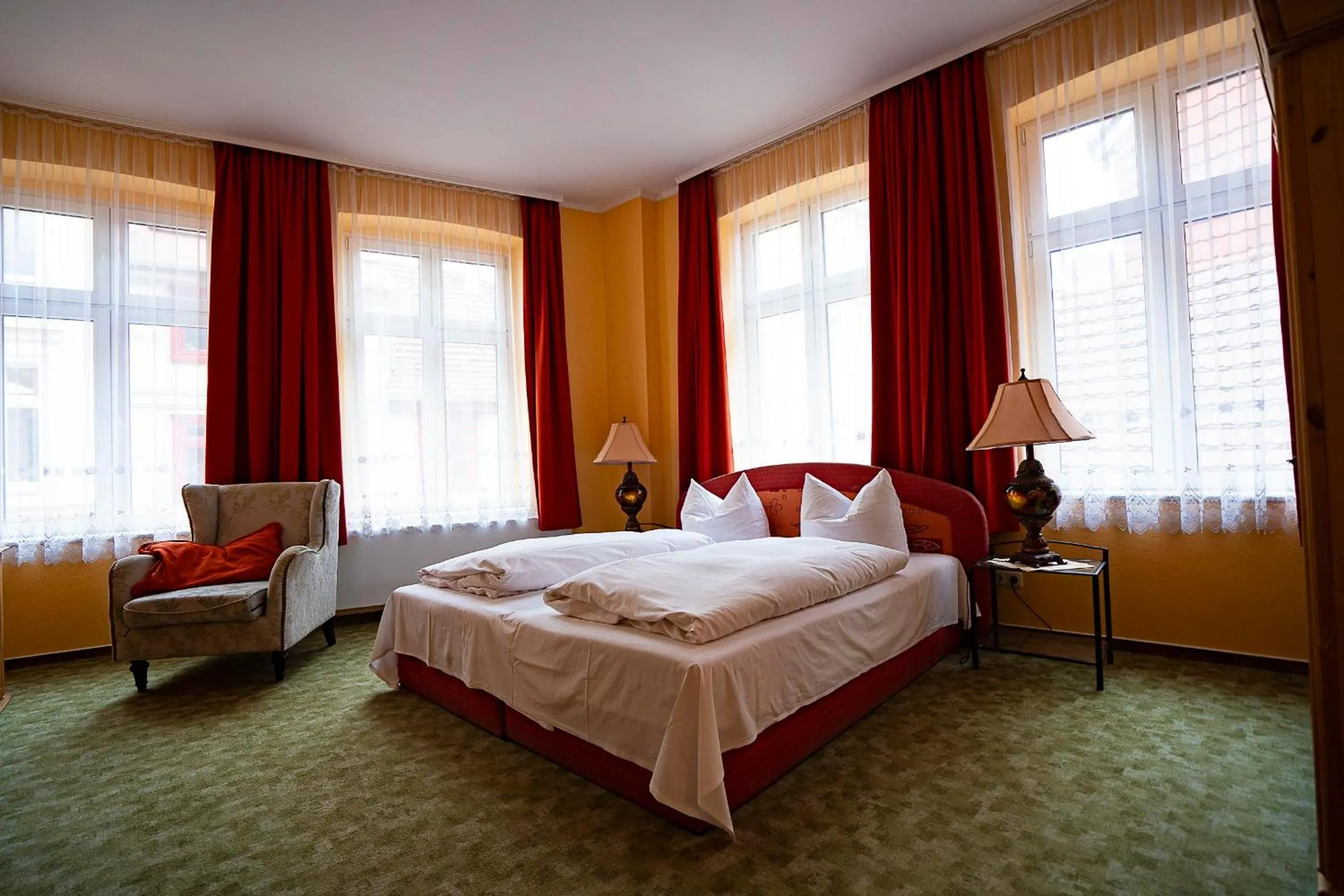 Bedroom, Bed in Pension am Dom