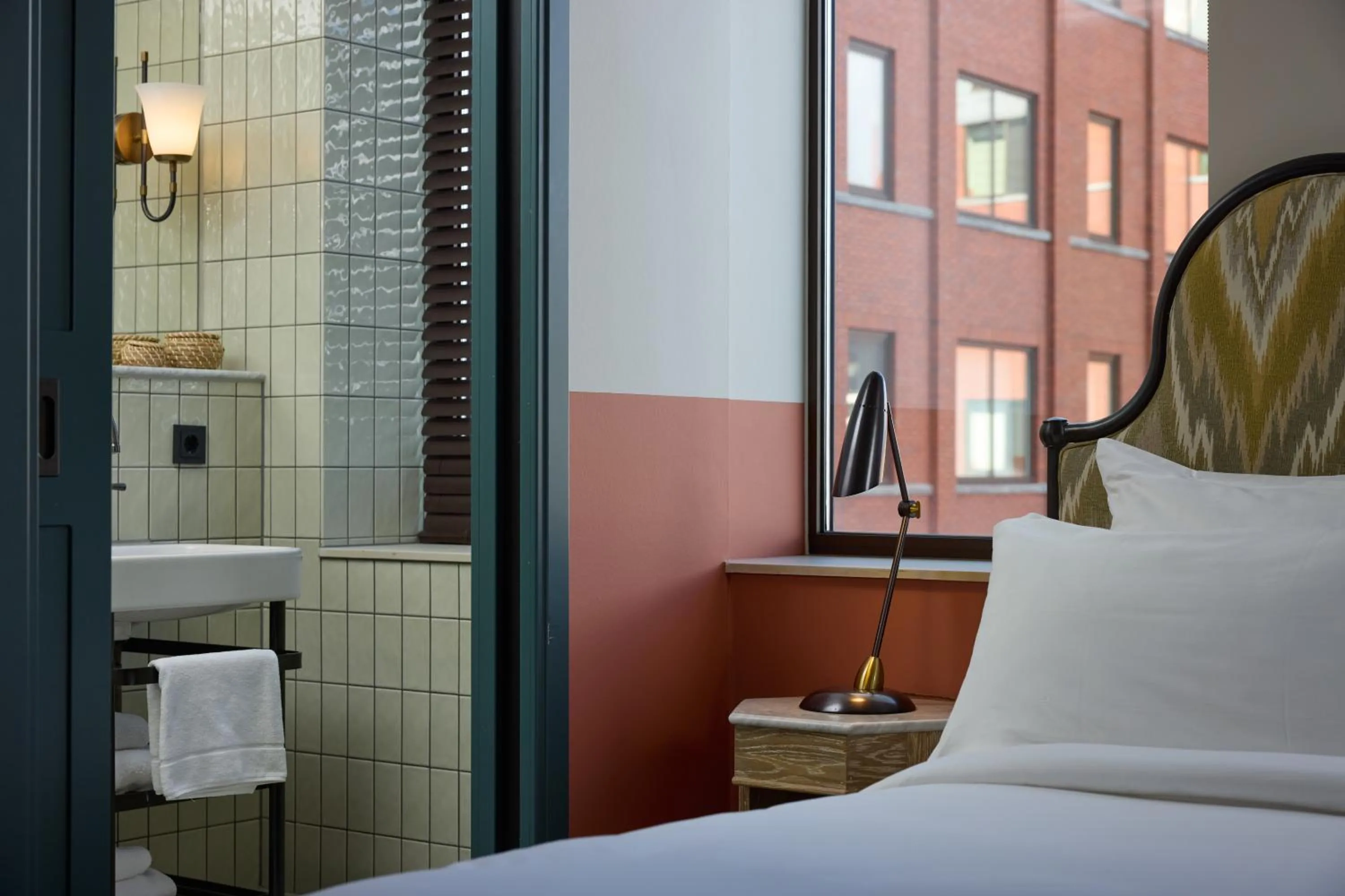 Bathroom, Bed in The July - Boat & Co