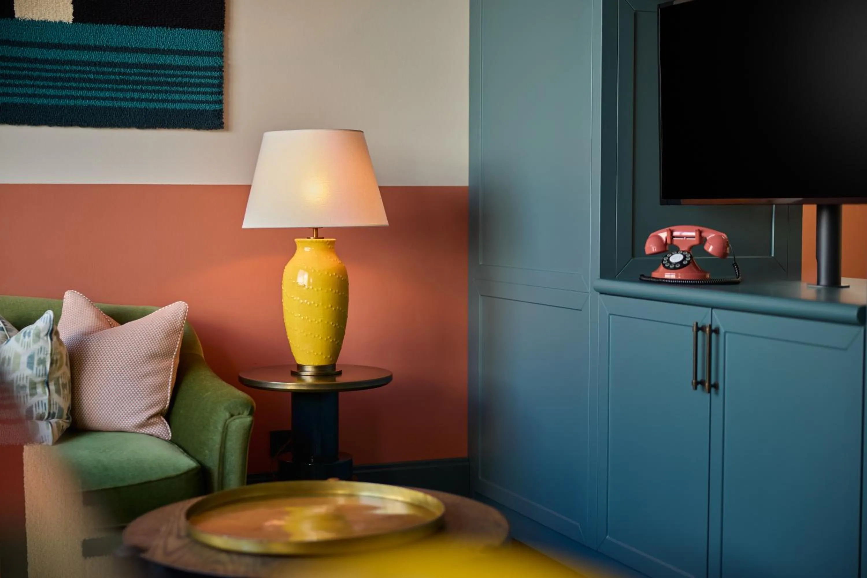 Seating area in The July - Boat & Co