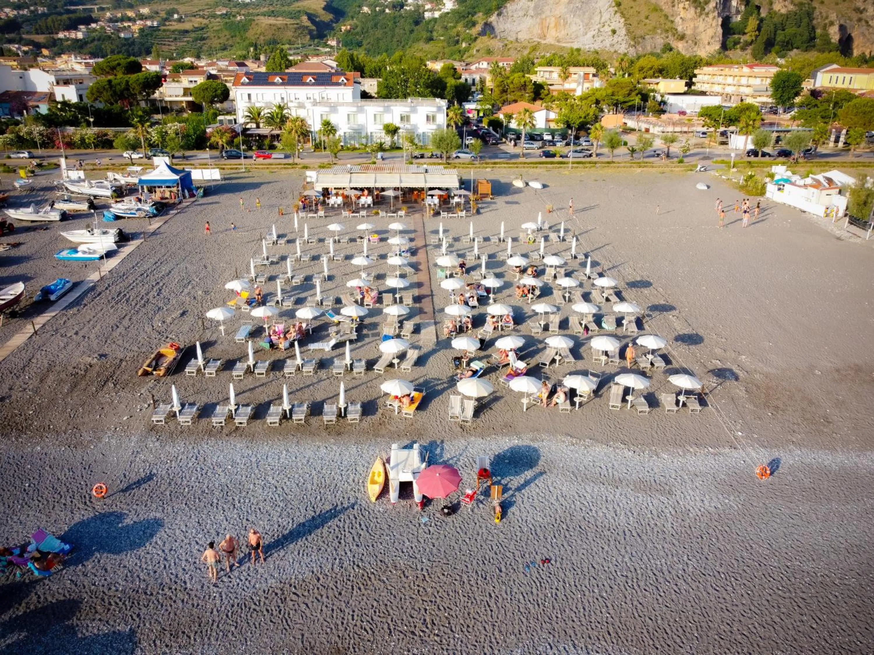 People in Hotel Garden