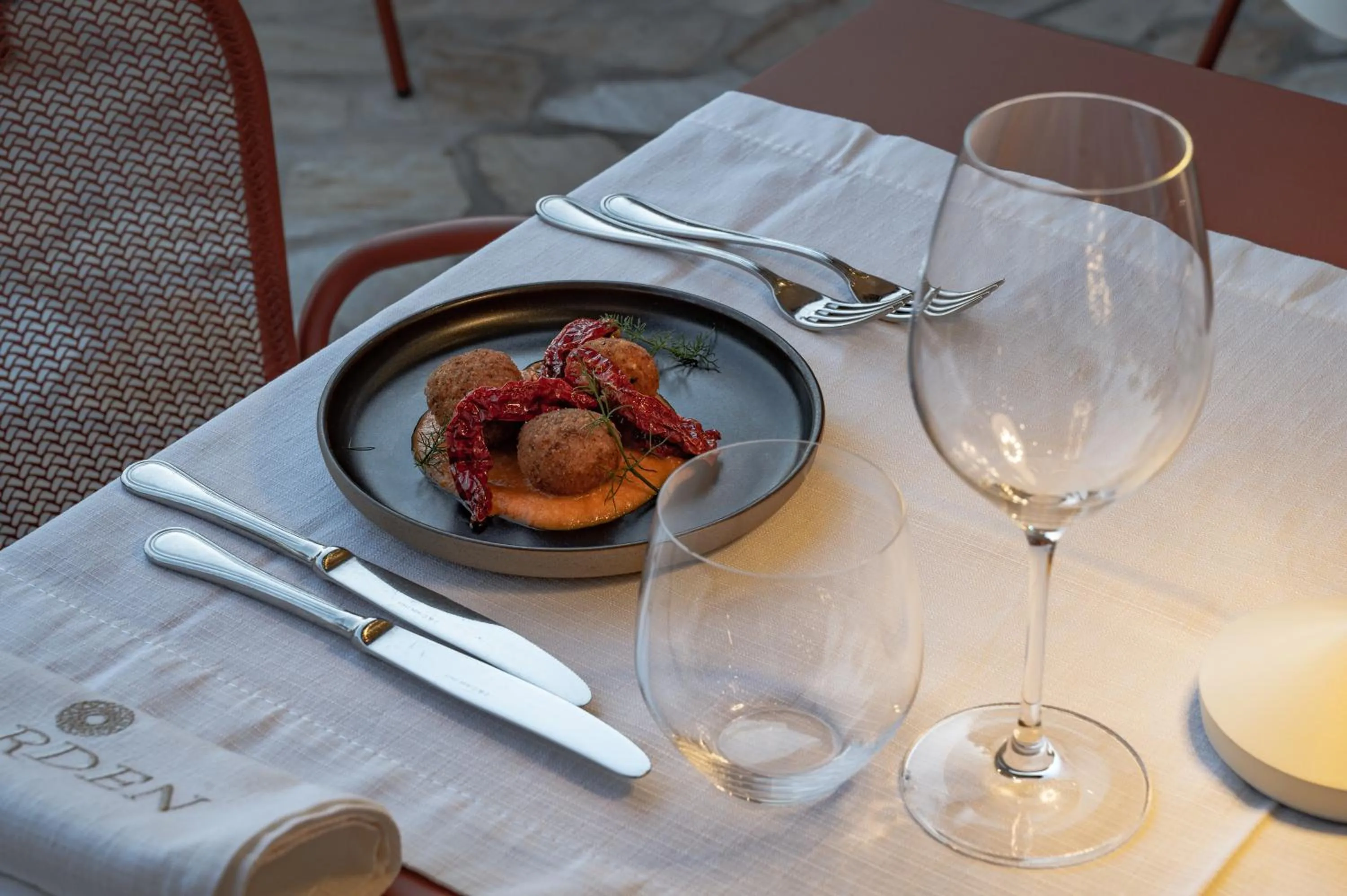 Food and drinks in Hotel Garden