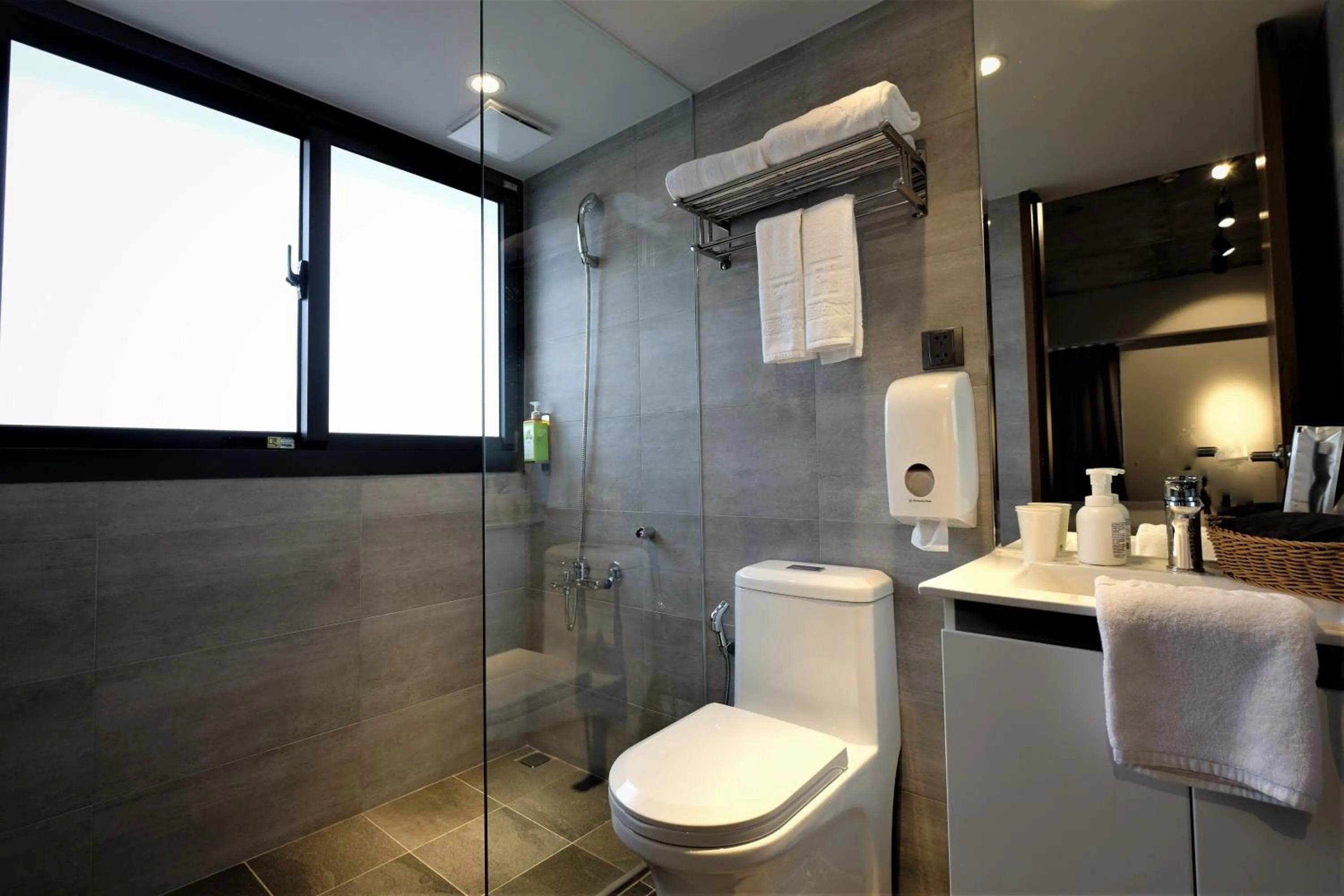 Bathroom in Doudian DDiNN Hotel