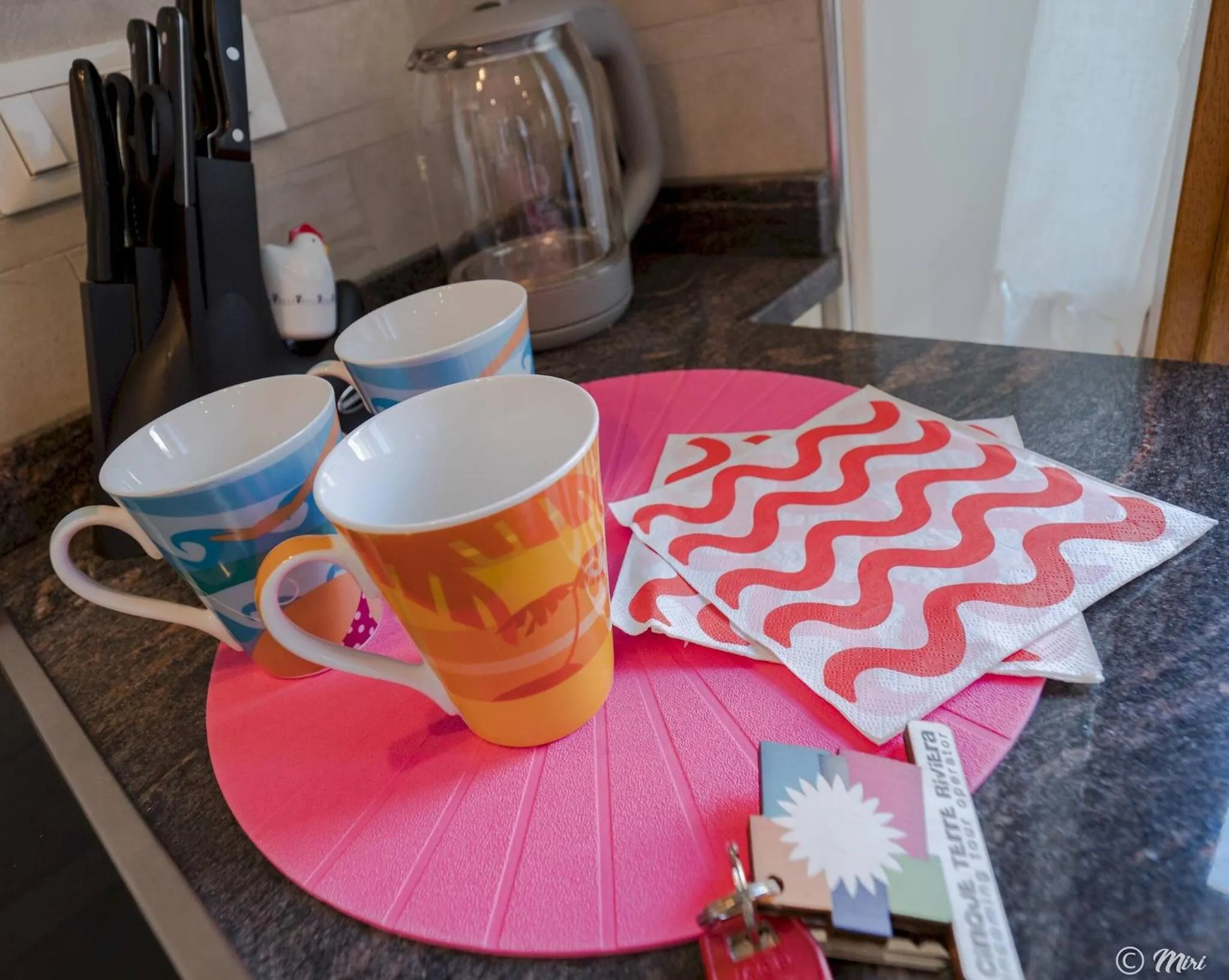 Kitchen or kitchenette in Ventu de Ma Studios & Rooms