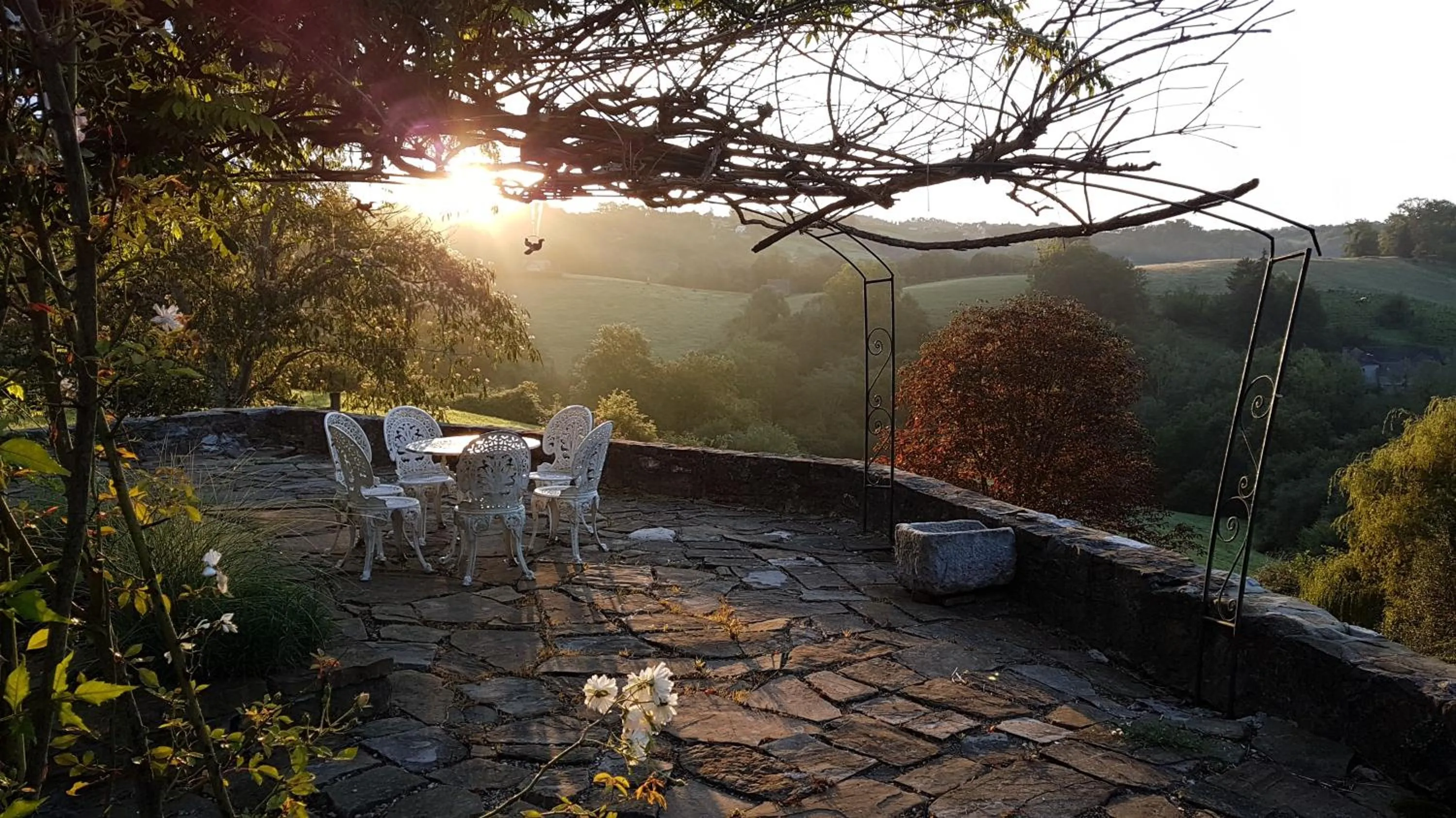 Patio in Chambres d'Hôtes Secret Pyrenées