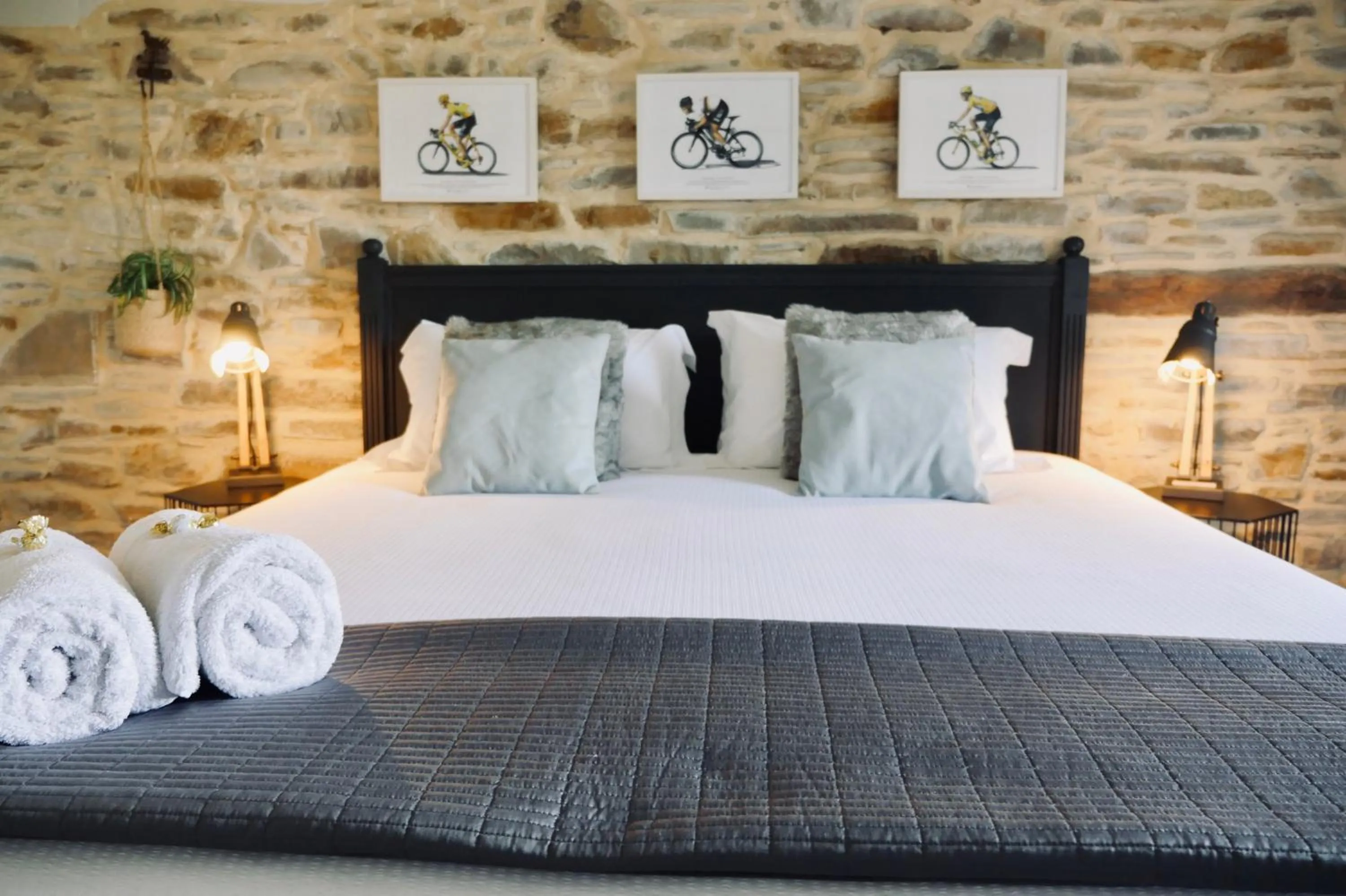 Bed in Chambres d'Hôtes Secret Pyrenées