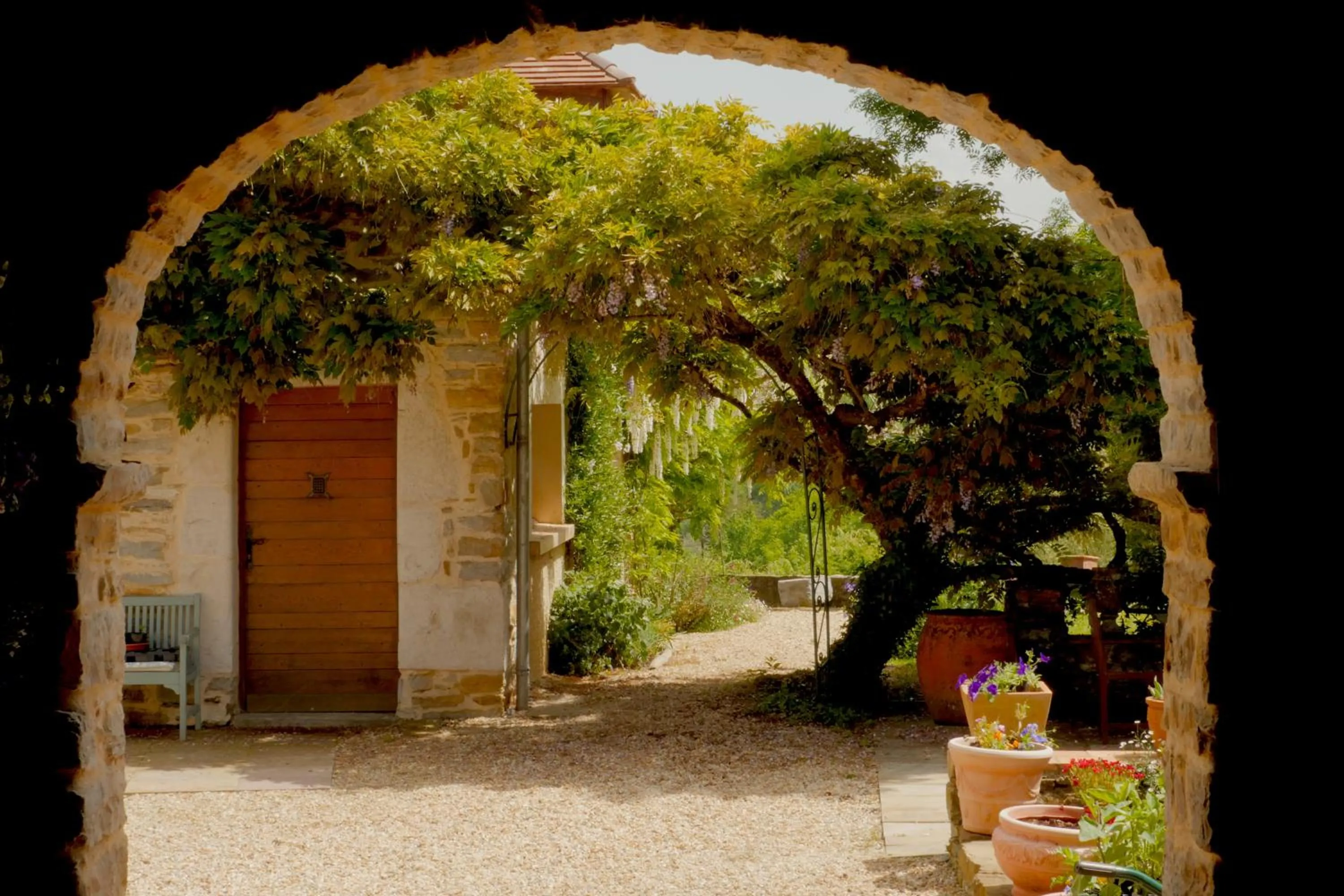 Garden in Chambres d'Hôtes Secret Pyrenées