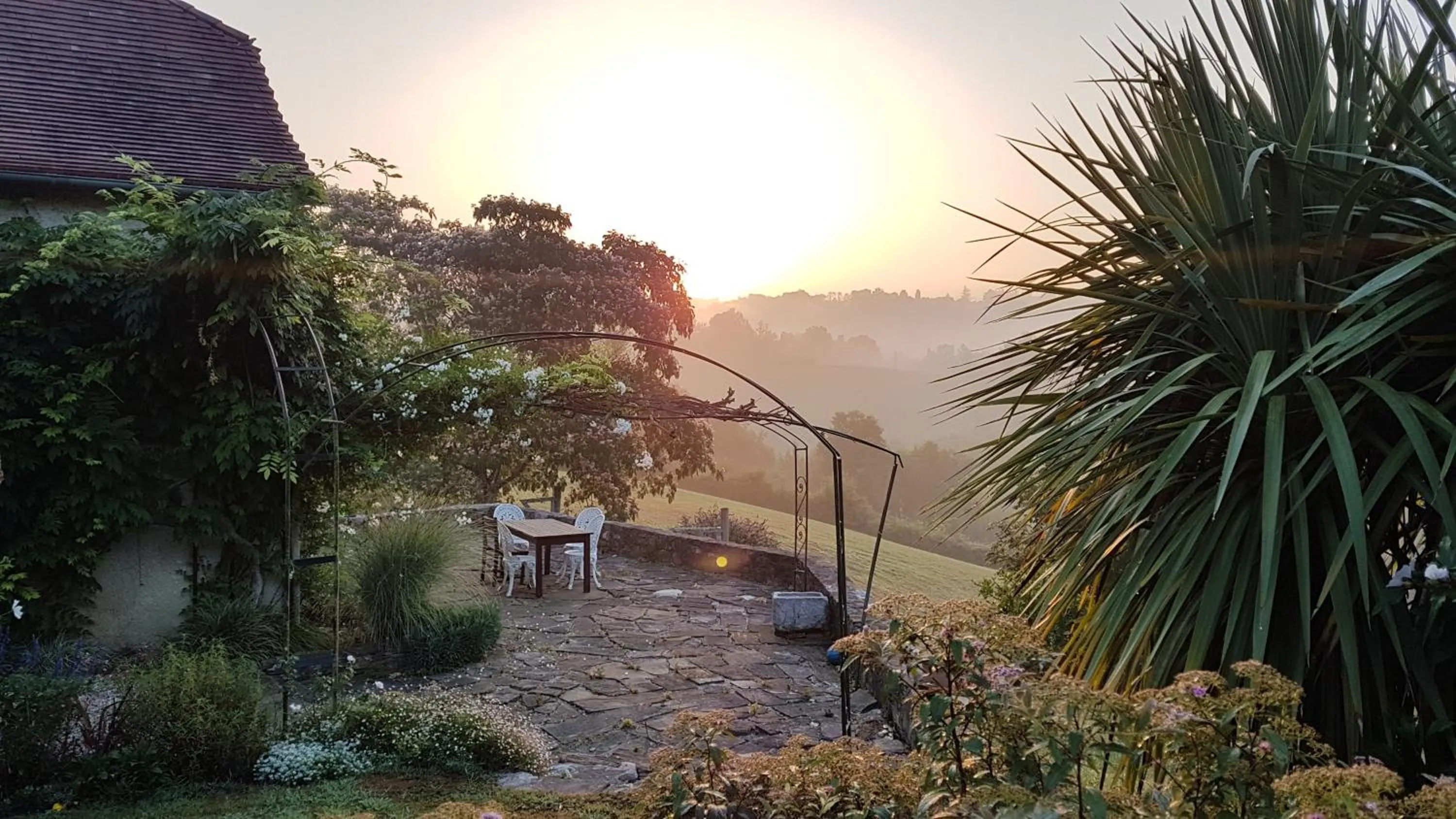 Balcony/Terrace in Chambres d'Hôtes Secret Pyrenées