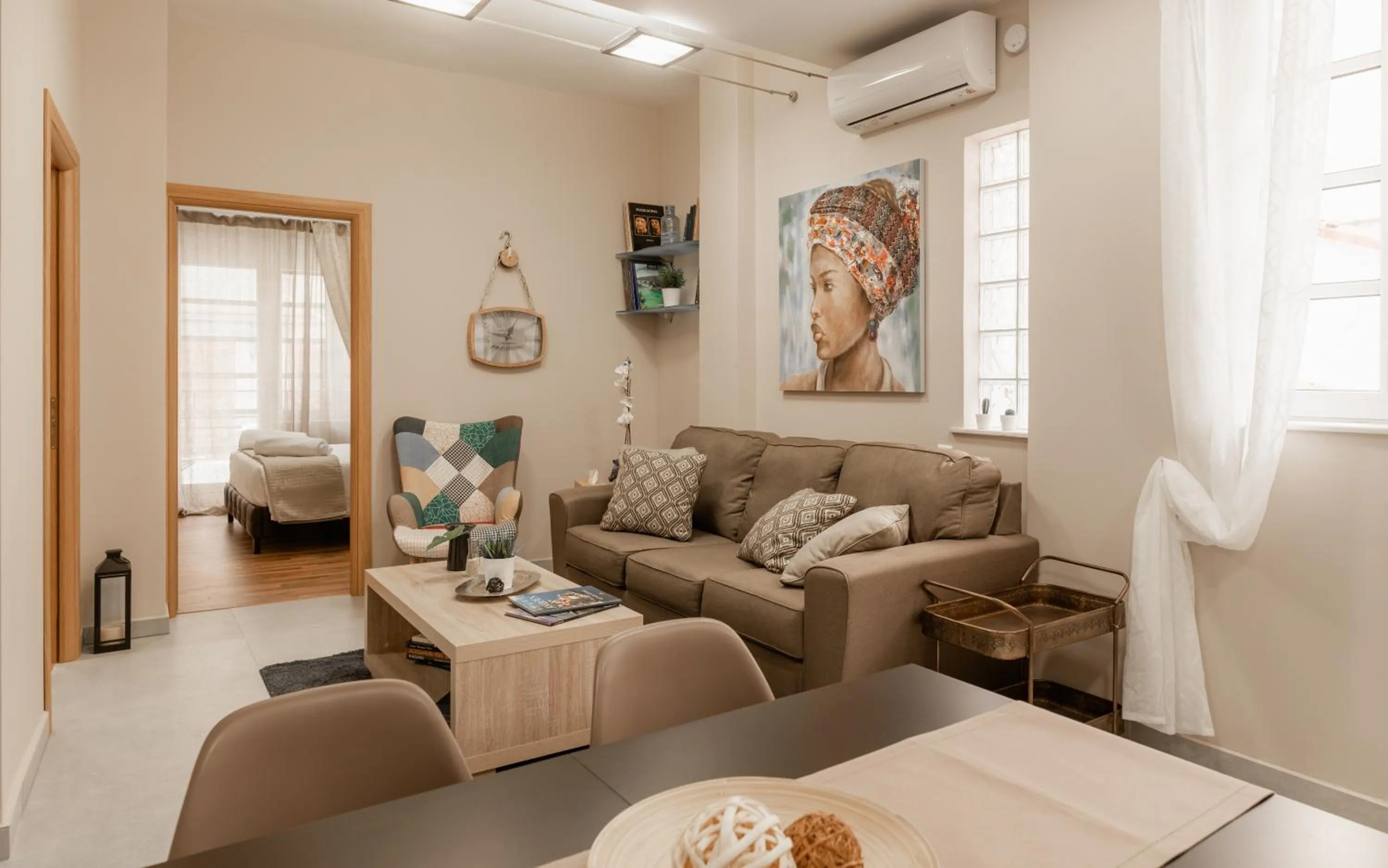 Living room in Monastiraki Urban Apartments