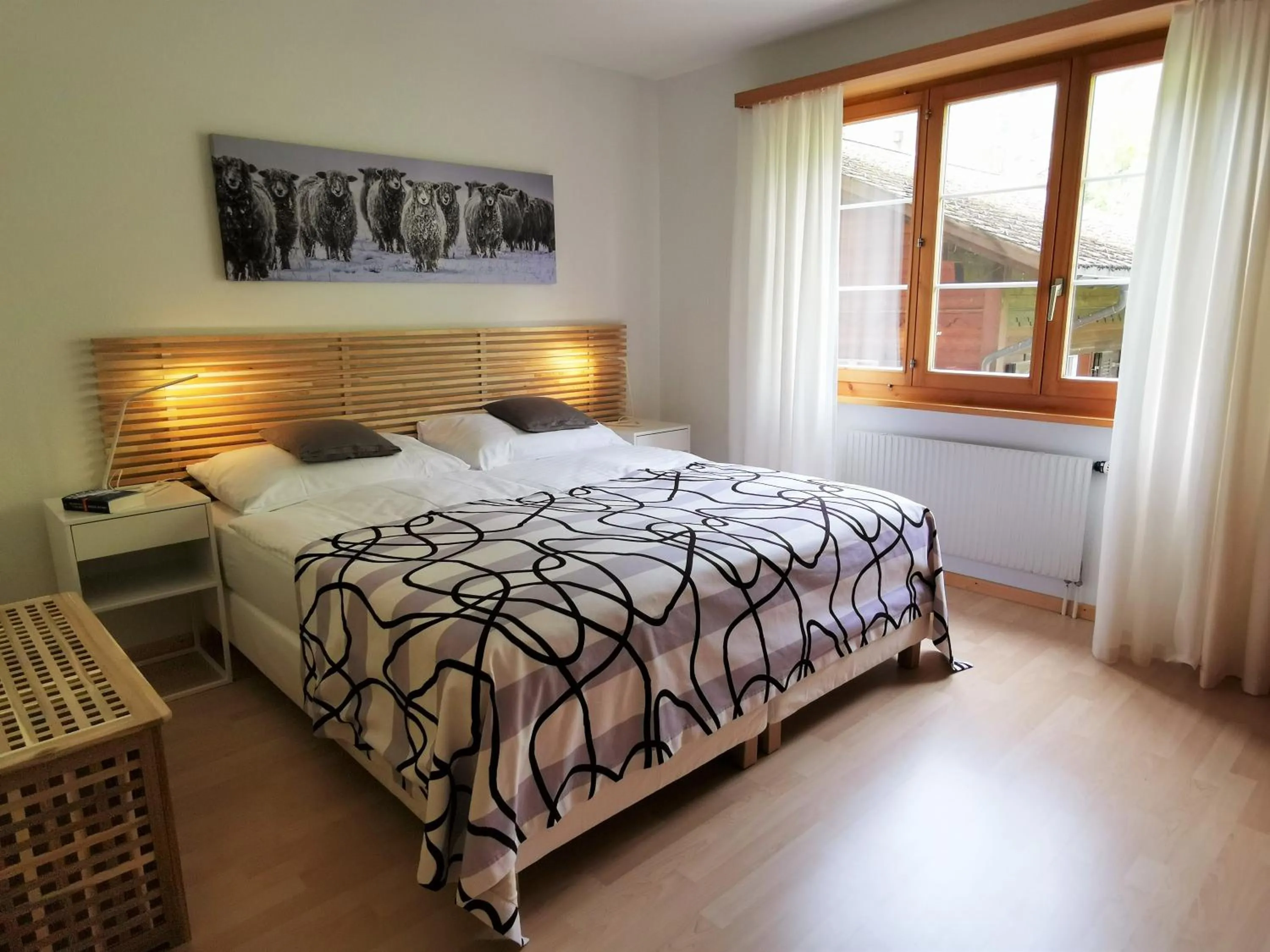 Bed in Hotel Brienzersee