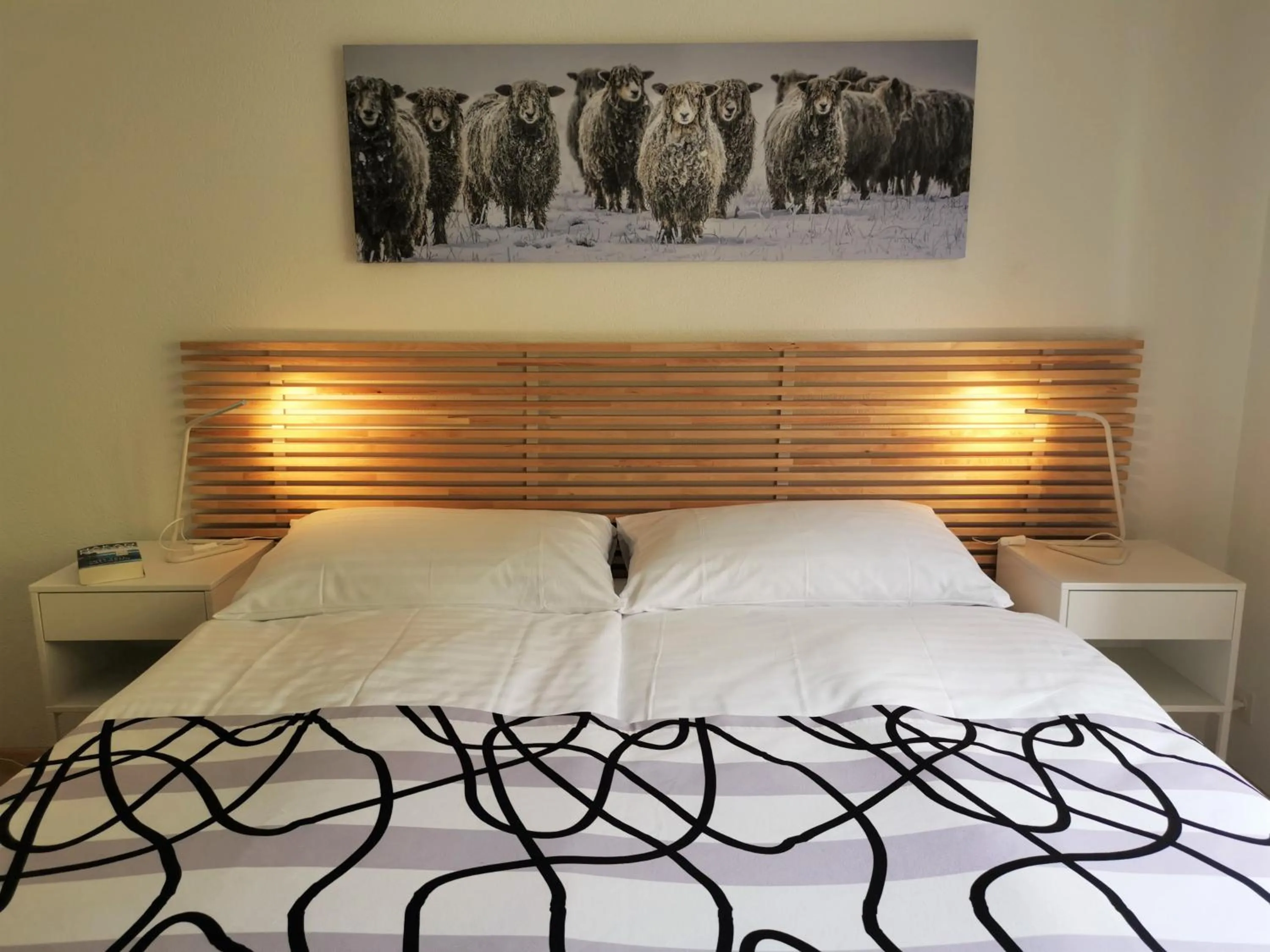 Bed in Hotel Brienzersee