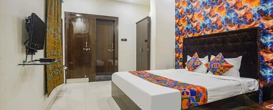 Photo of the whole room, Bed in The JK Hotel Nr Railway Station