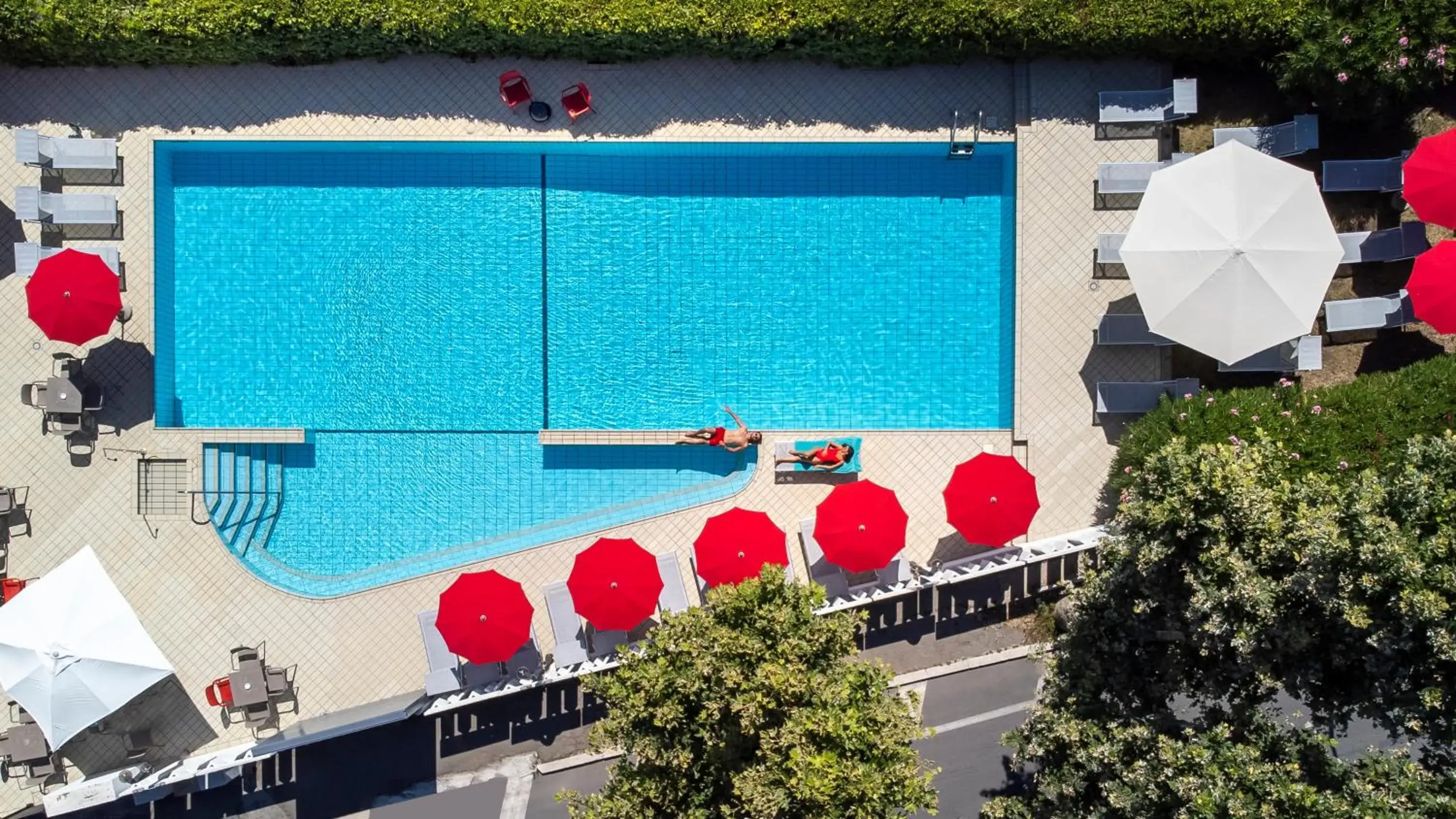 Pool View in Hotel Ines