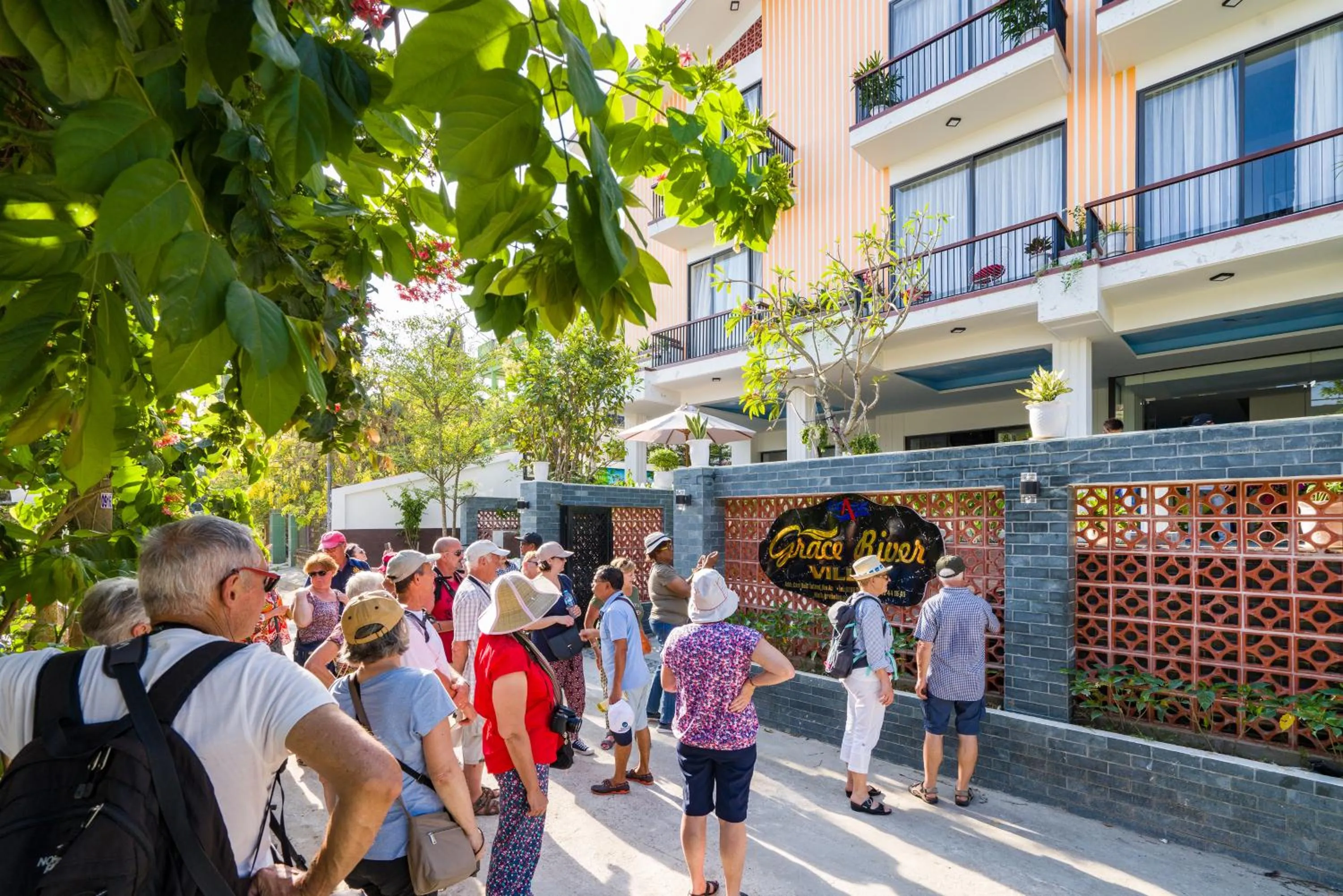 People in Hoi An Grace River Villa