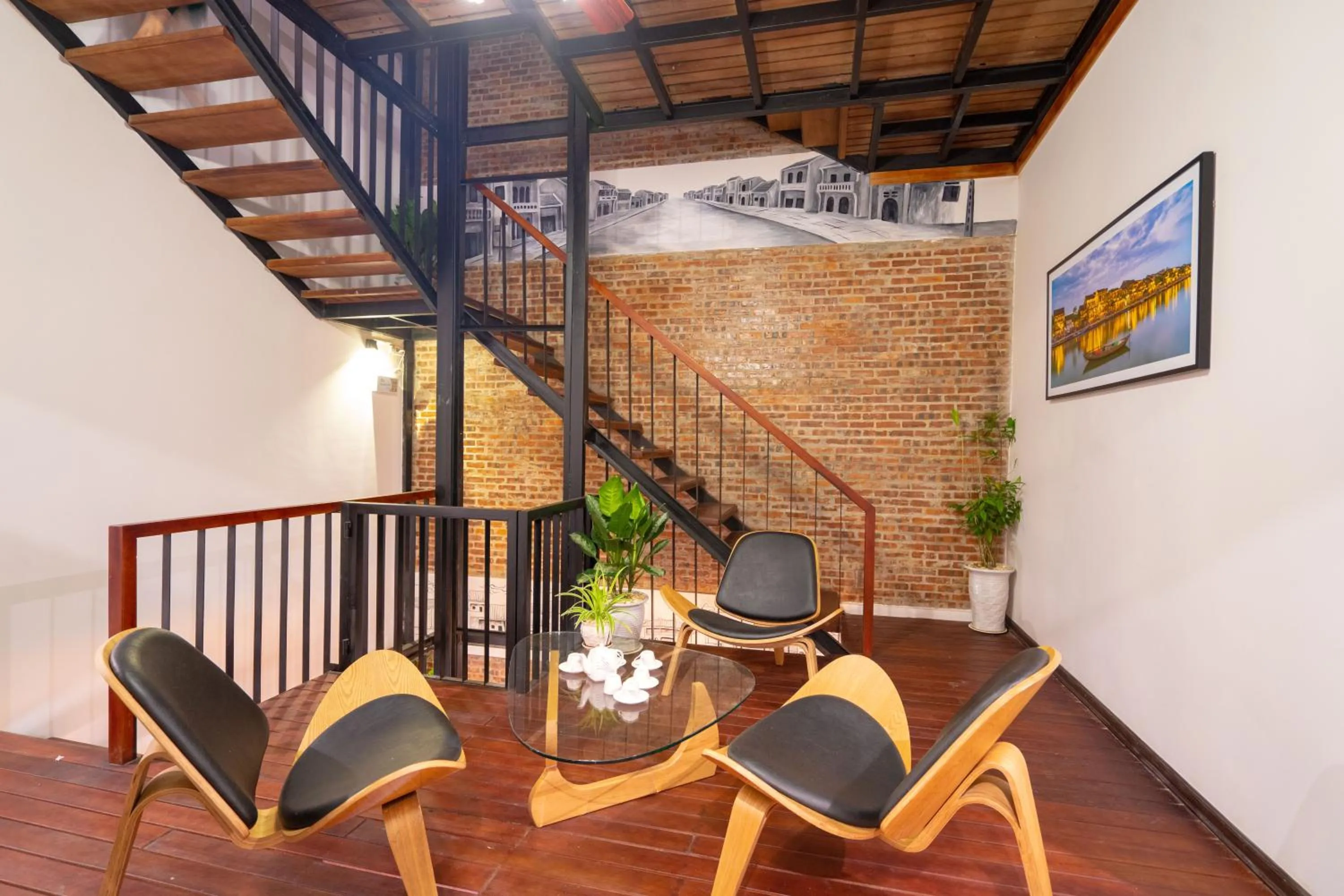 Living room in Hoi An Grace River Villa