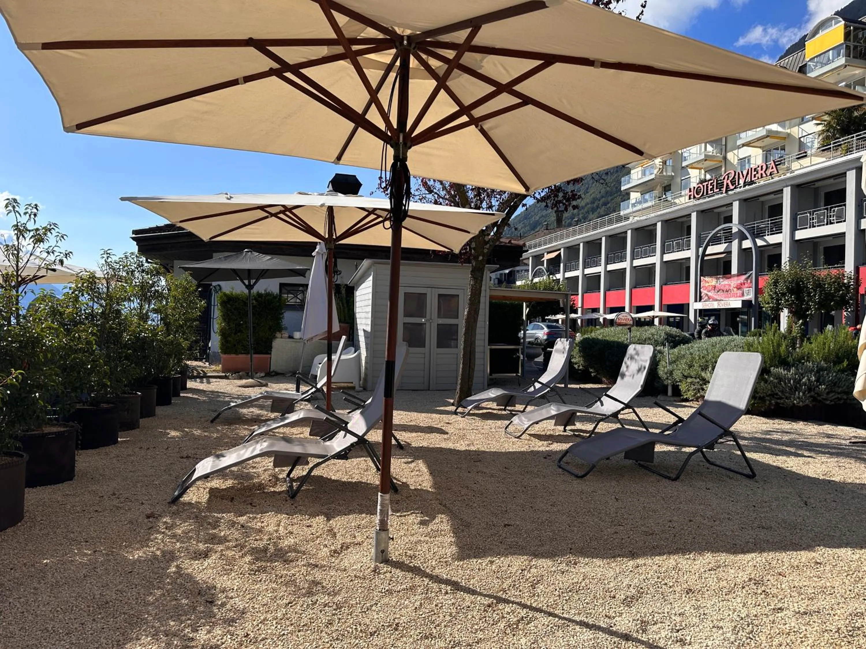 Property building in Seehotel Riviera at Lake Lucerne