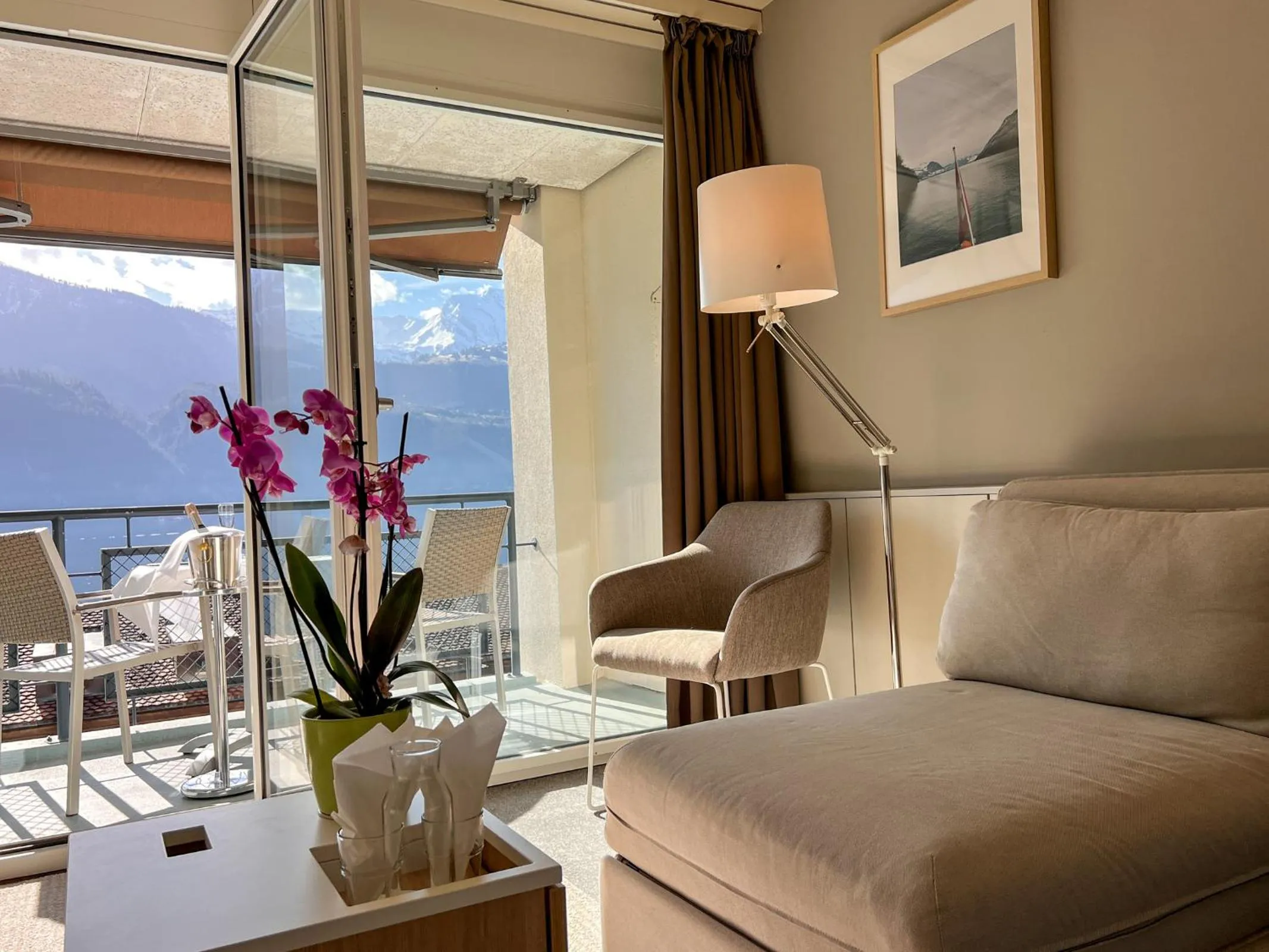 Photo of the whole room in Seehotel Riviera at Lake Lucerne