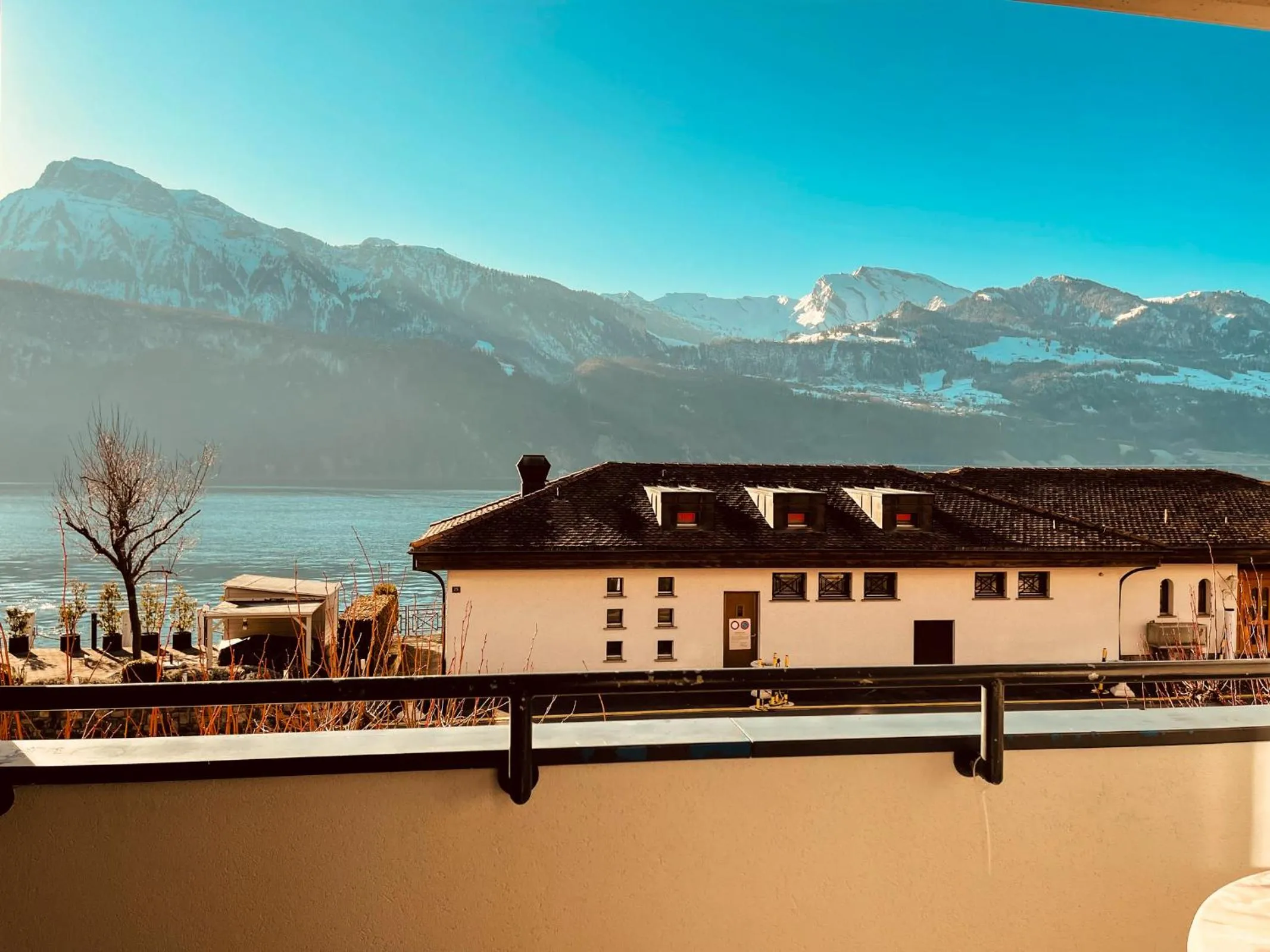 View (from property/room) in Seehotel Riviera at Lake Lucerne