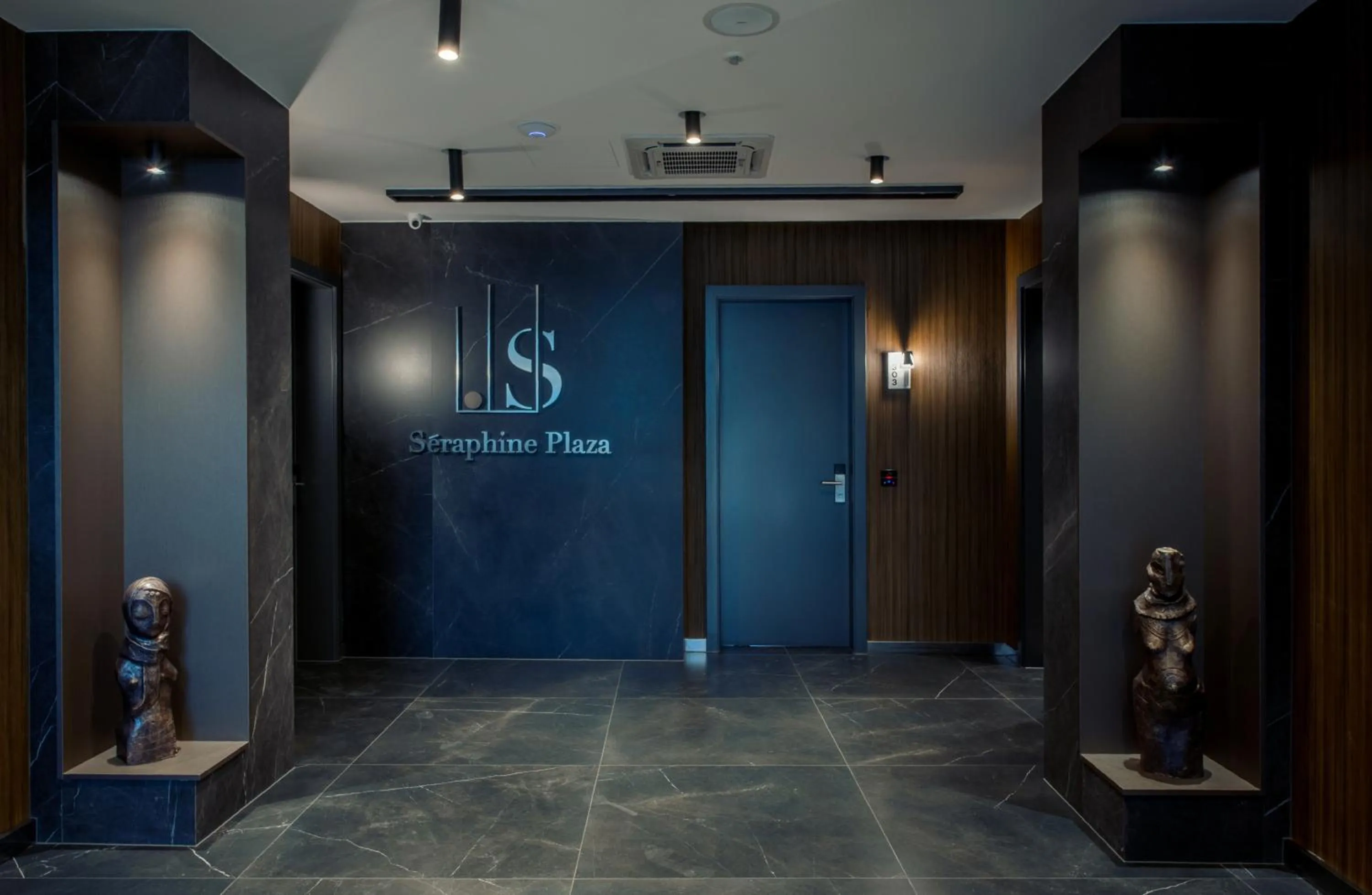 Property logo or sign in Seraphine Plaza