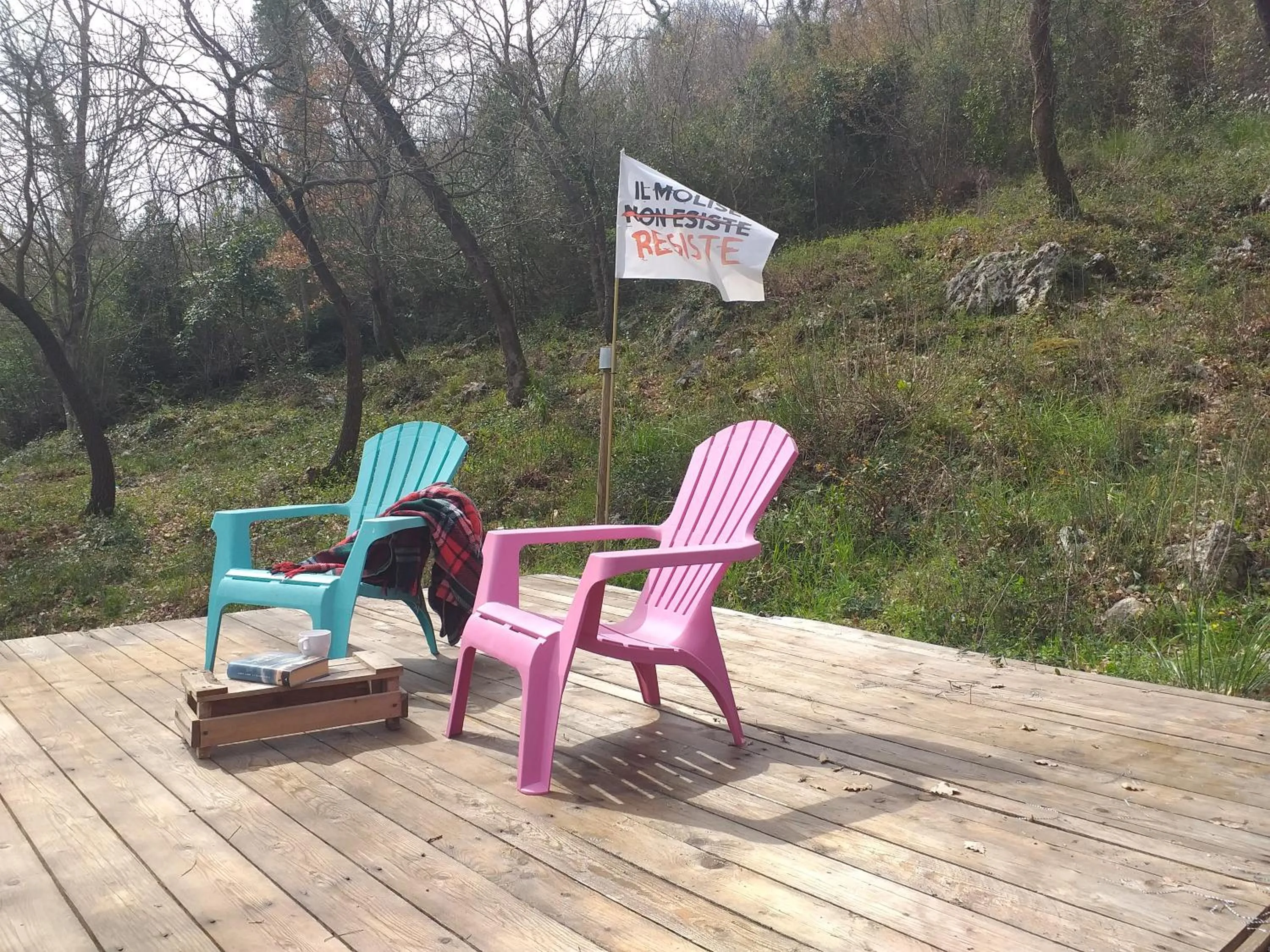 Patio in B&B La Villa