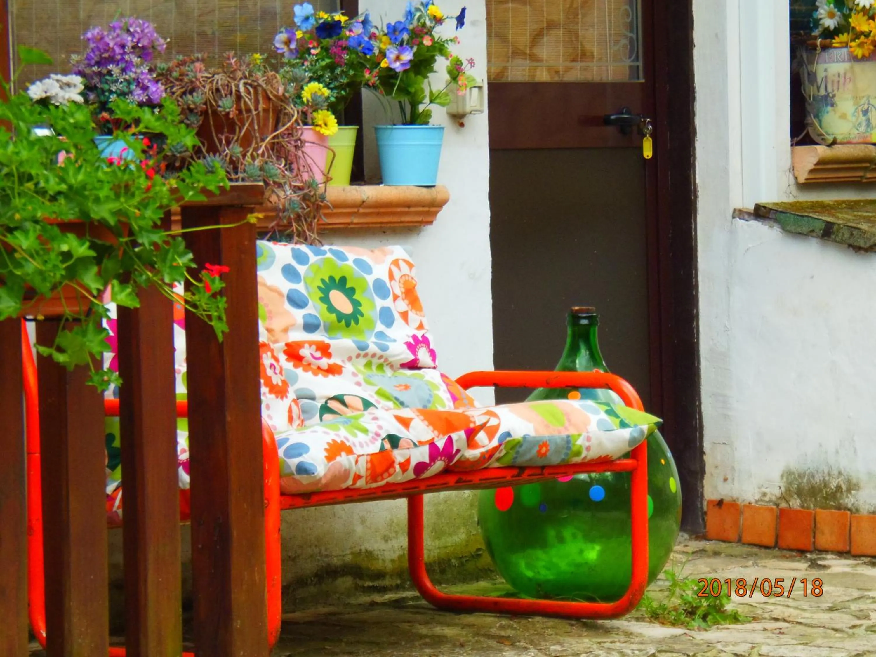 Patio in B&B La Villa