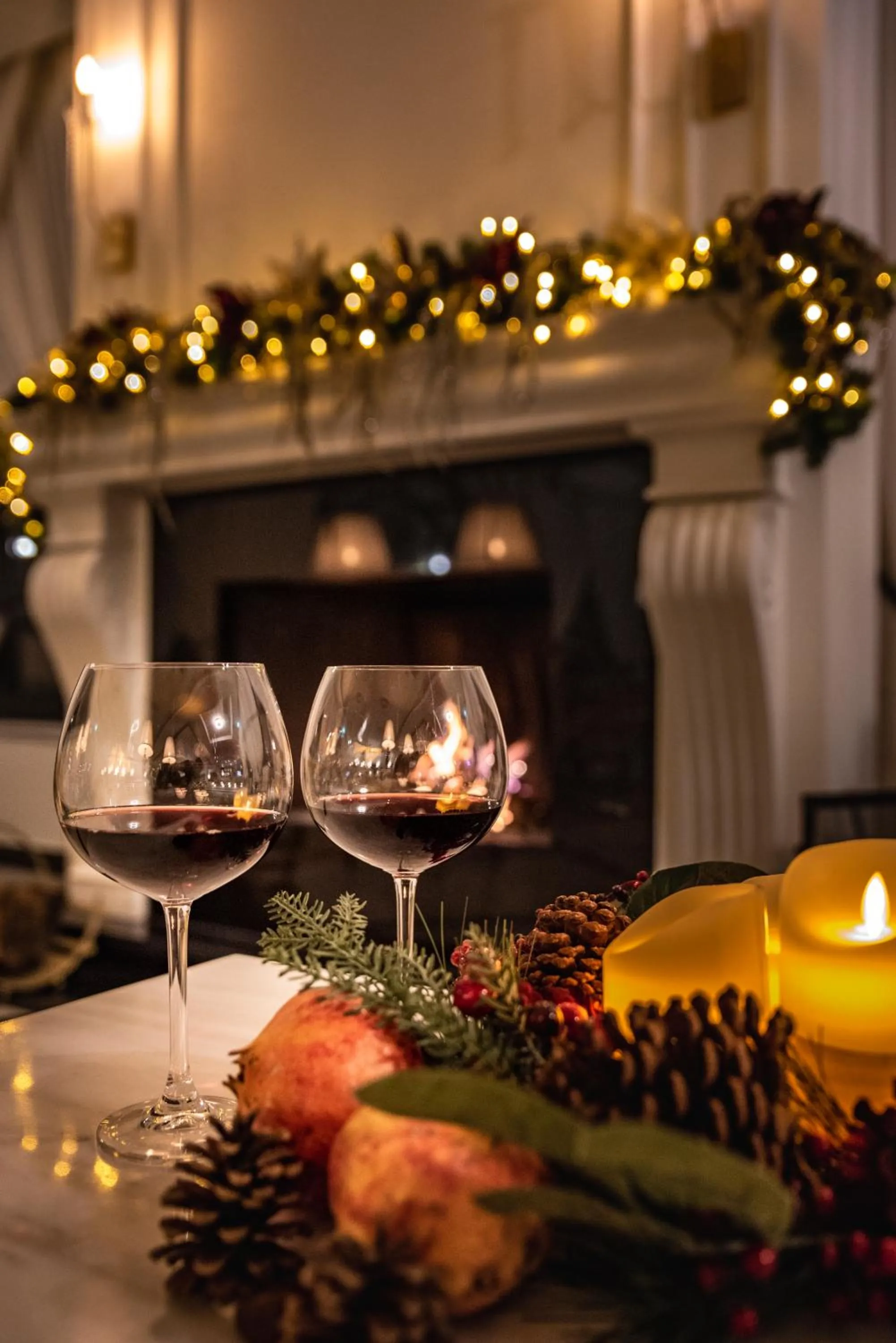 fireplace in Kyniska Palace Conference & Spa