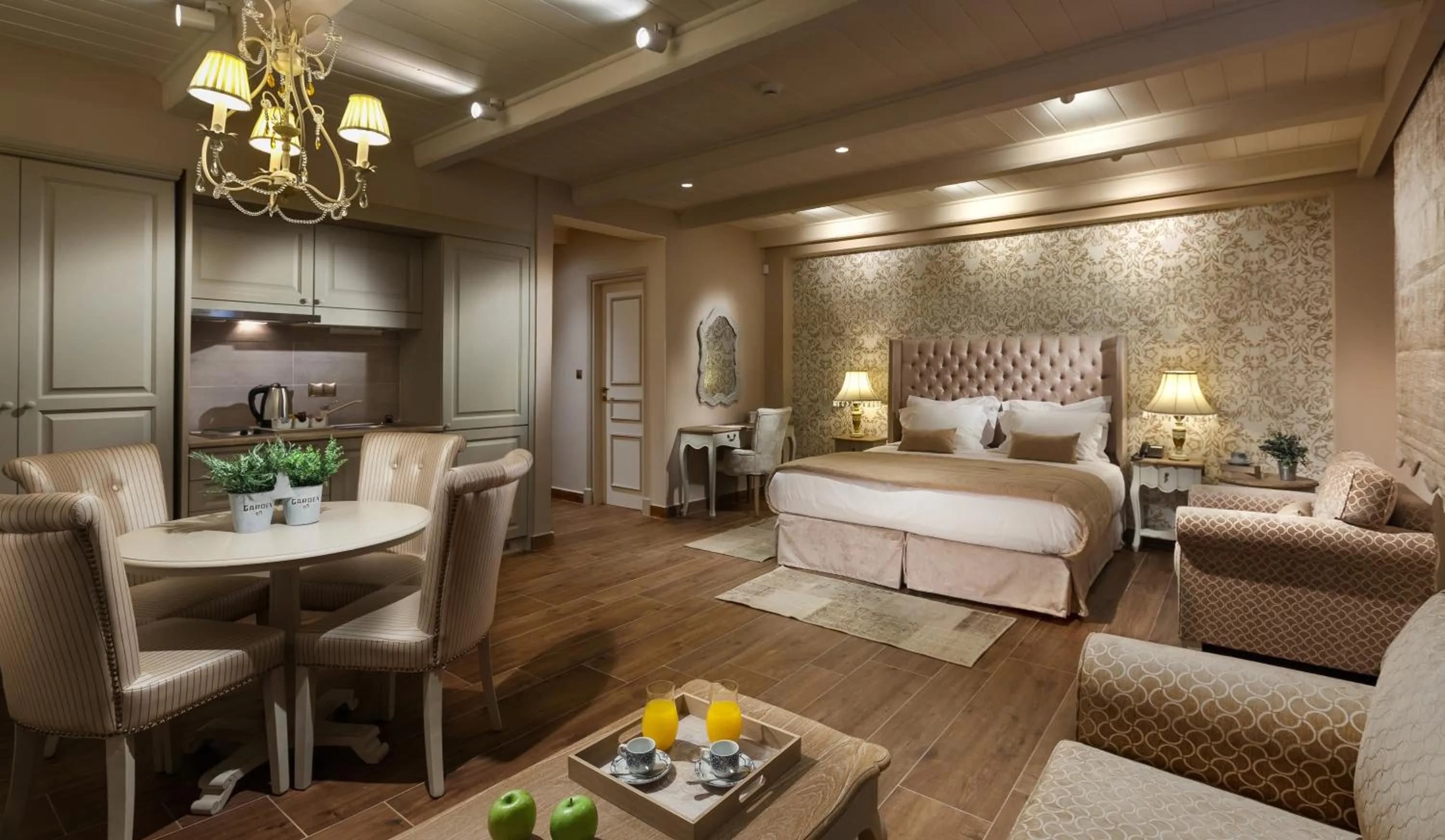 Bed in Kyniska Palace Conference & Spa