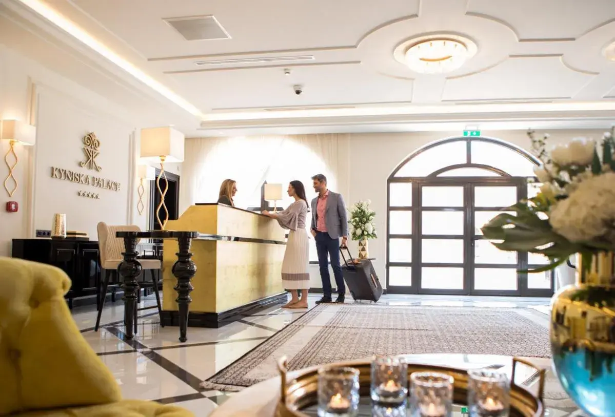 Lobby or reception in Kyniska Palace Conference & Spa Lobby or reception in Kyniska Palace Conference & Spa