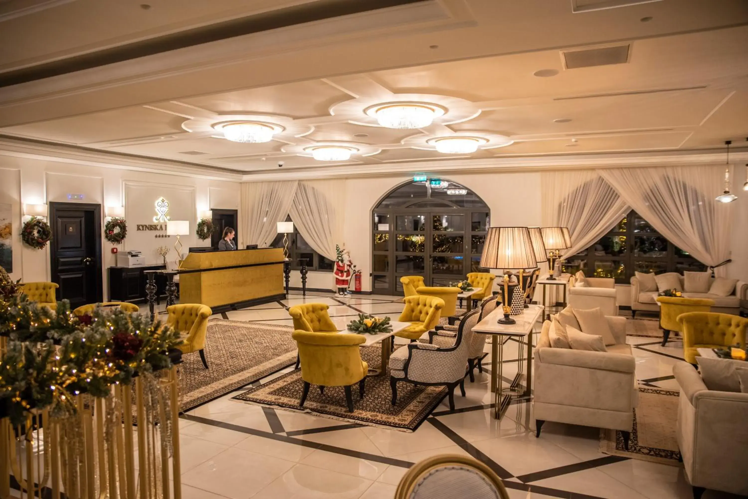 Lobby or reception in Kyniska Palace Conference & Spa Lobby or reception in Kyniska Palace Conference & Spa