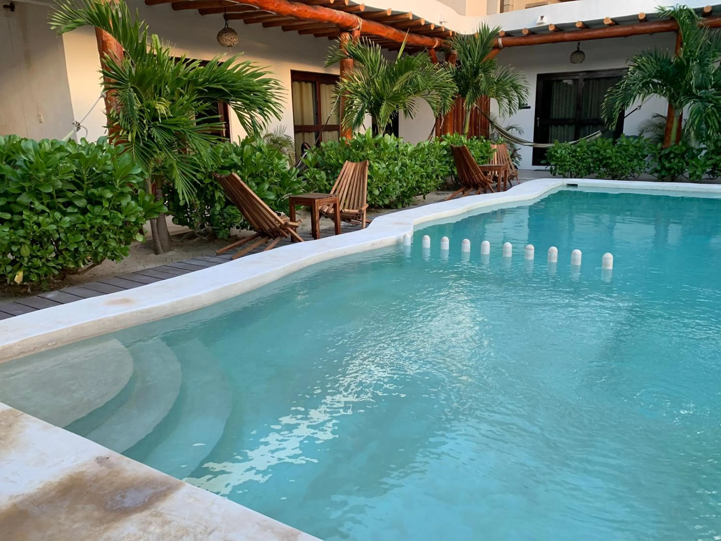 Pool view in Mis Sueños Holbox