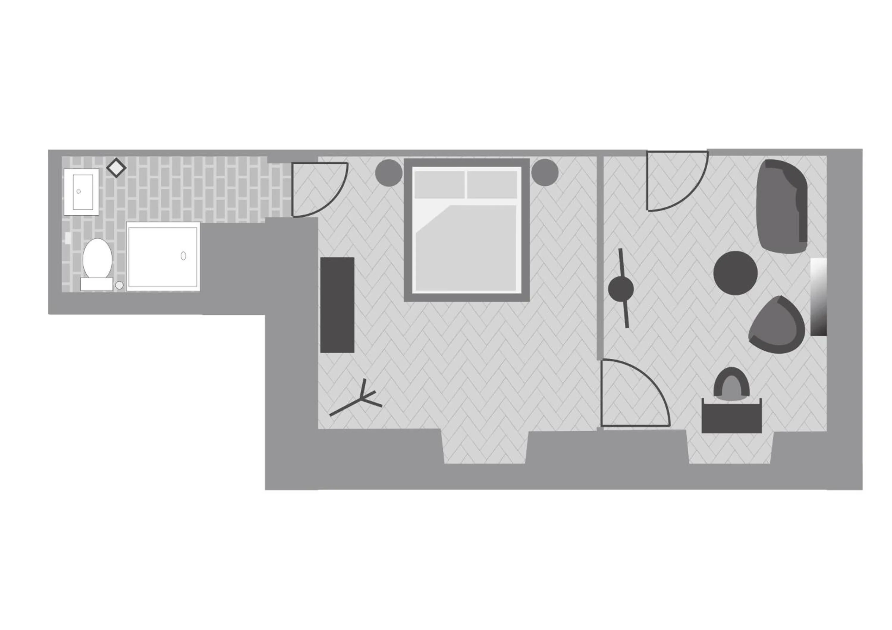 Floor plan in Schloss Schadau - Swiss Historic Hotel