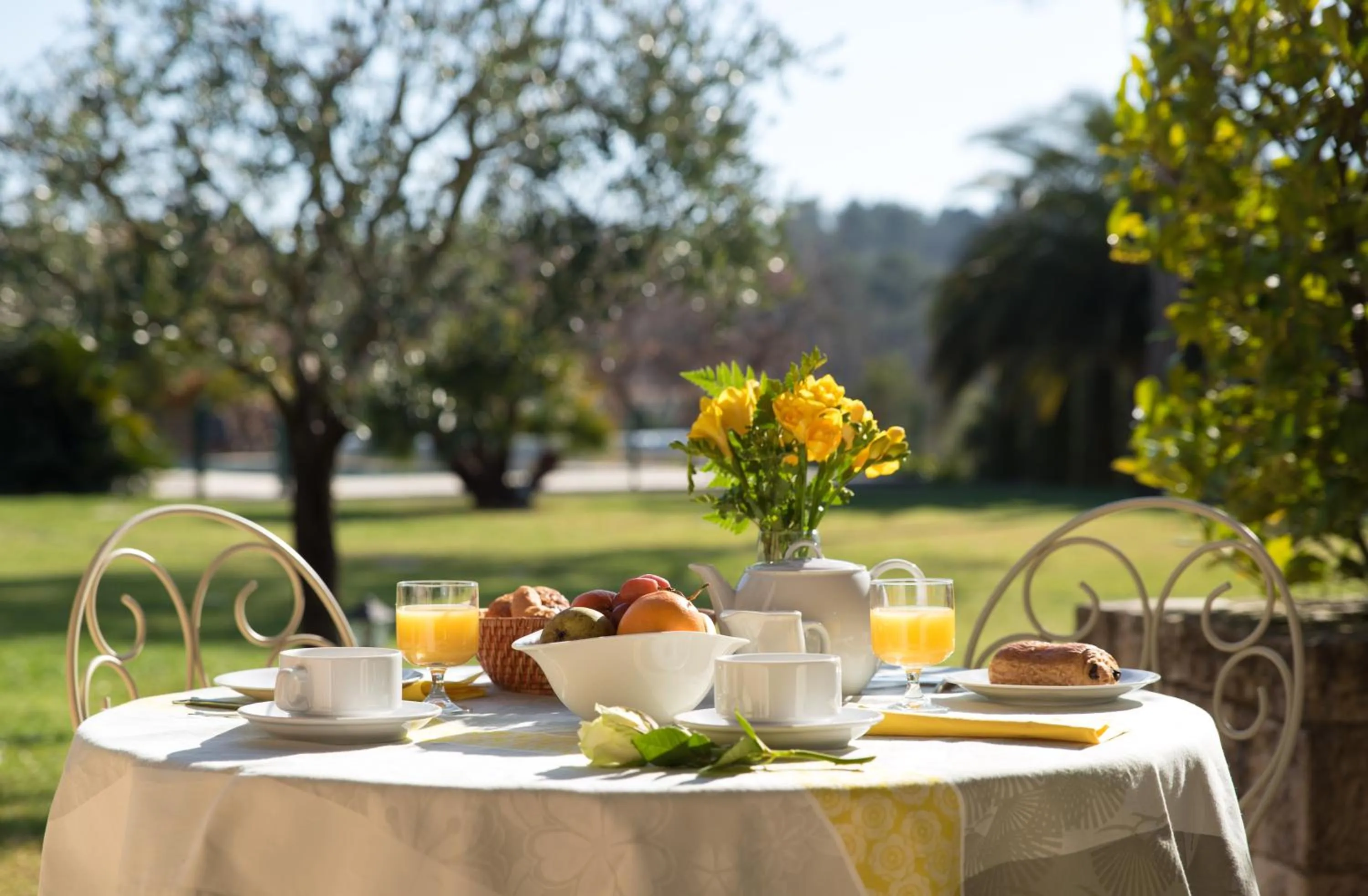 Patio in La Résidence du Moulin